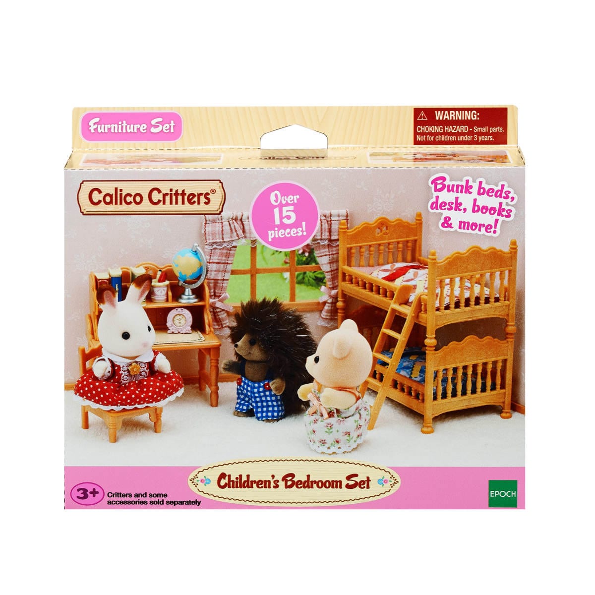 Calico Critters Children's Bedroom Playset