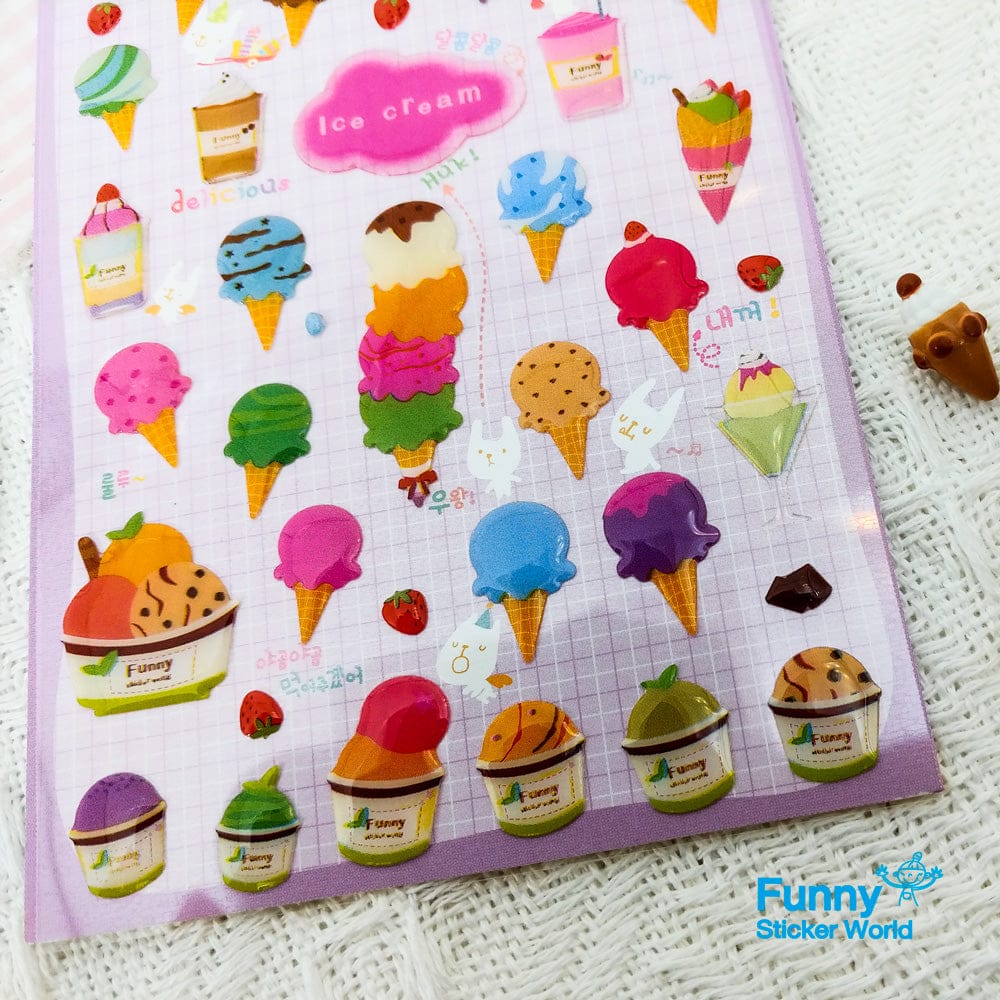 Ice Cream Stickers