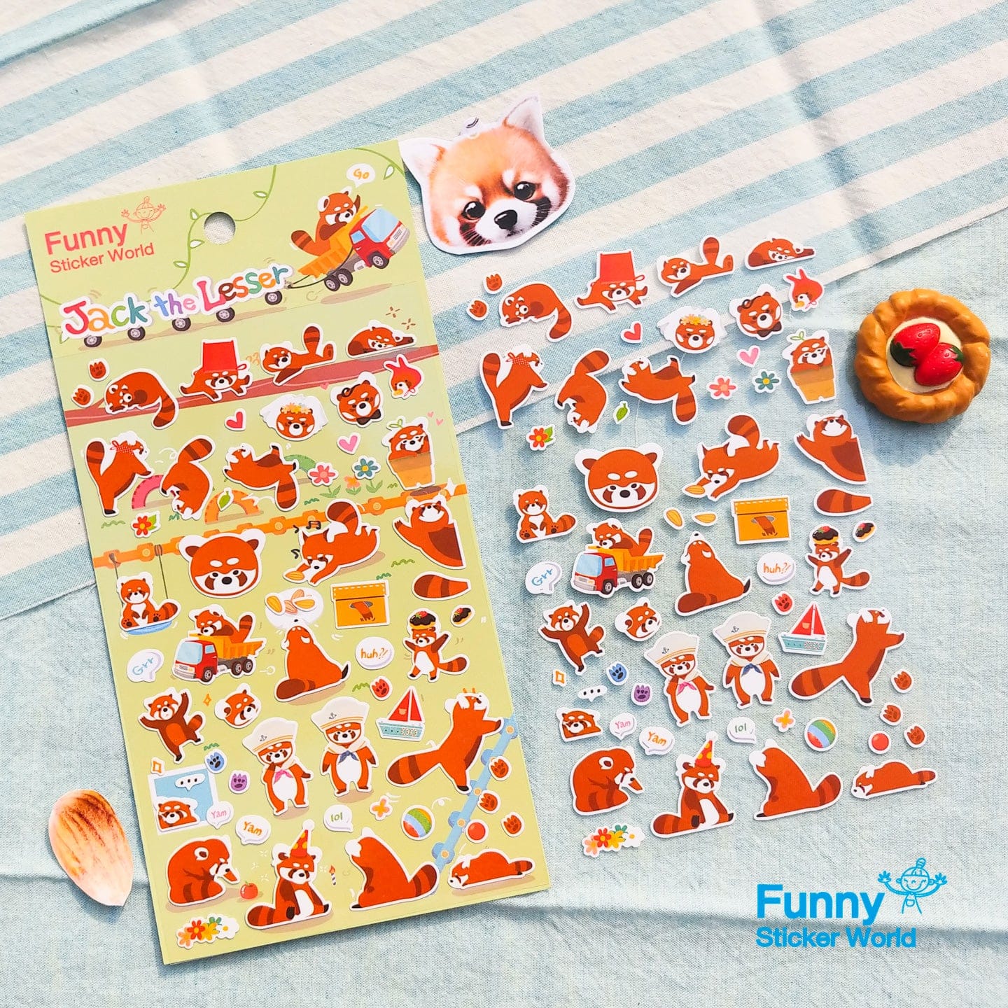 Red Panda Stickers