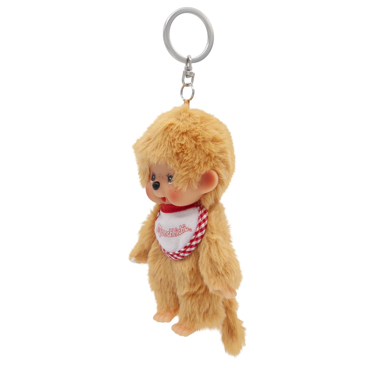 Monchhichi Beige Boy Plush Keychain