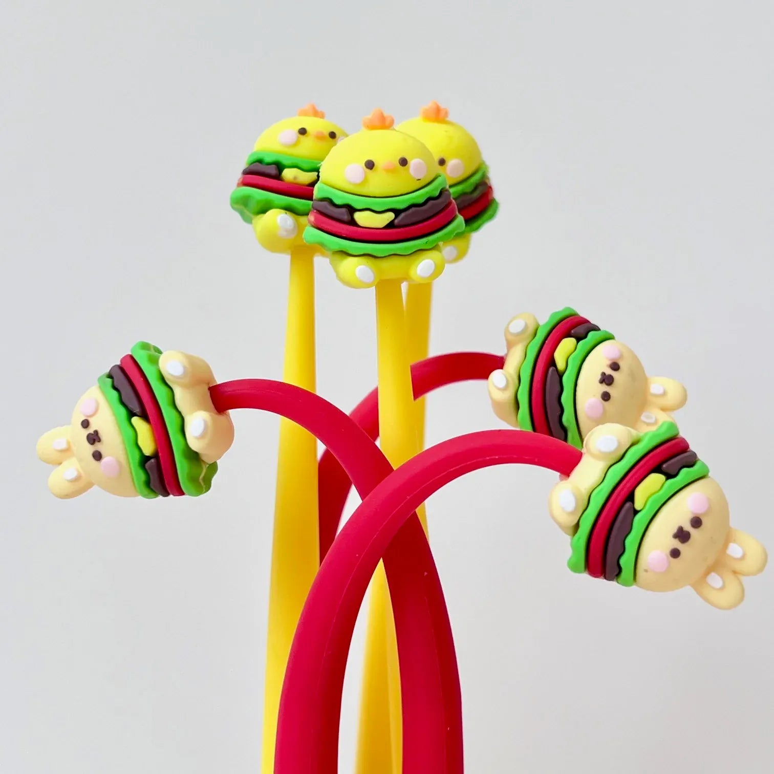 Hamburger Animals Wiggle Gel Pen