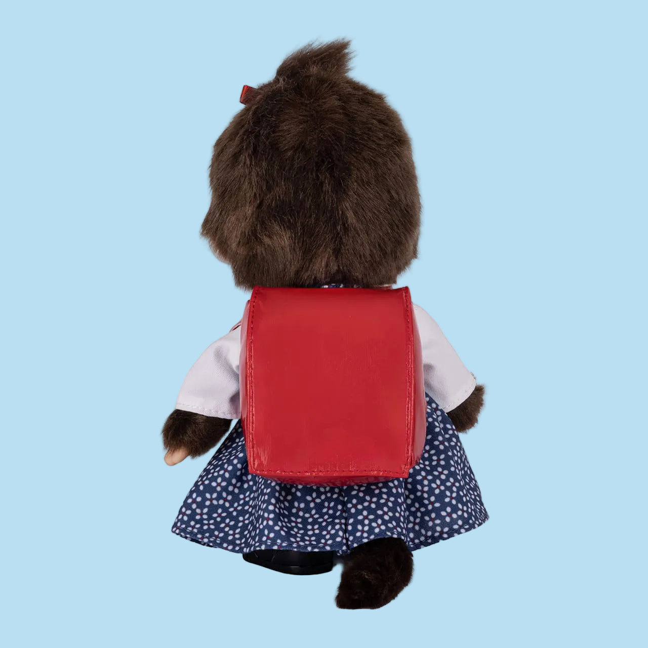 Monchhichi Japanese School Girl with Backpack 8" Plush