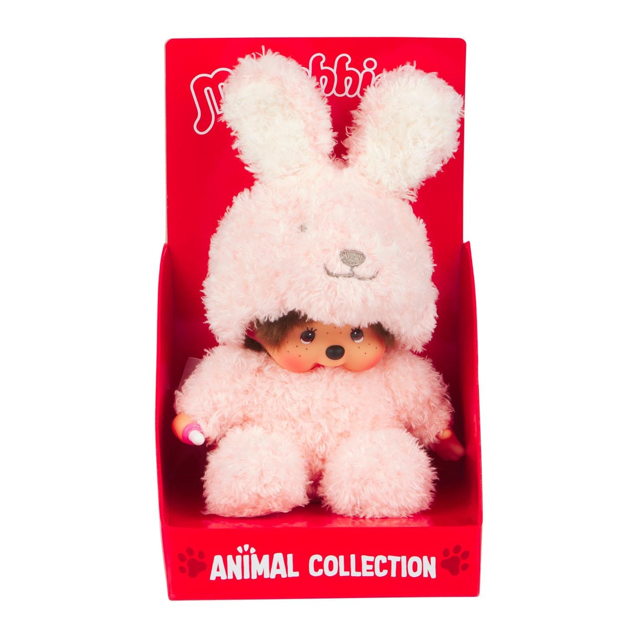 Monchhichi in Fluffy Bunny Rabbit Costume