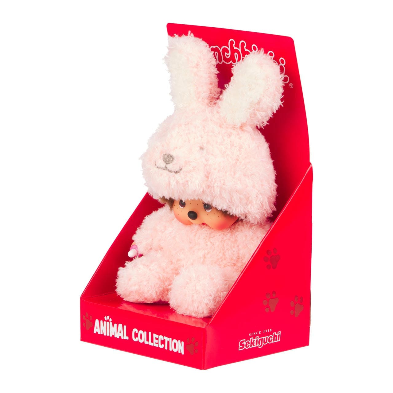 Monchhichi in Fluffy Bunny Rabbit Costume