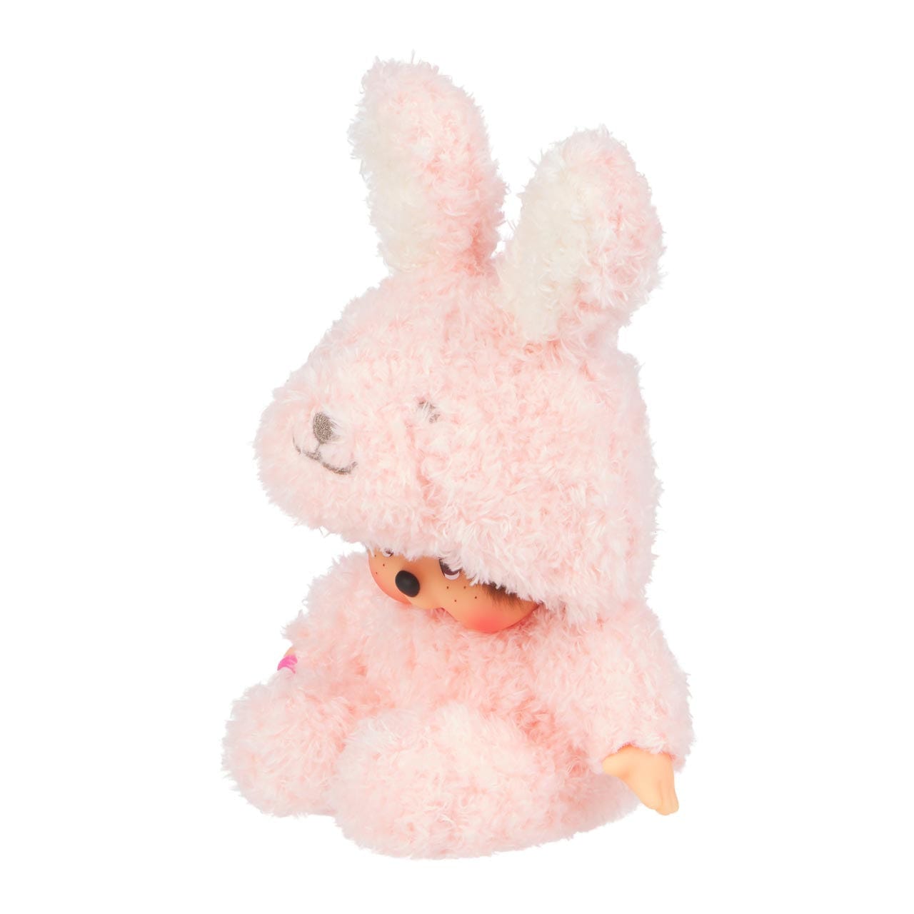 Monchhichi in Fluffy Bunny Rabbit Costume