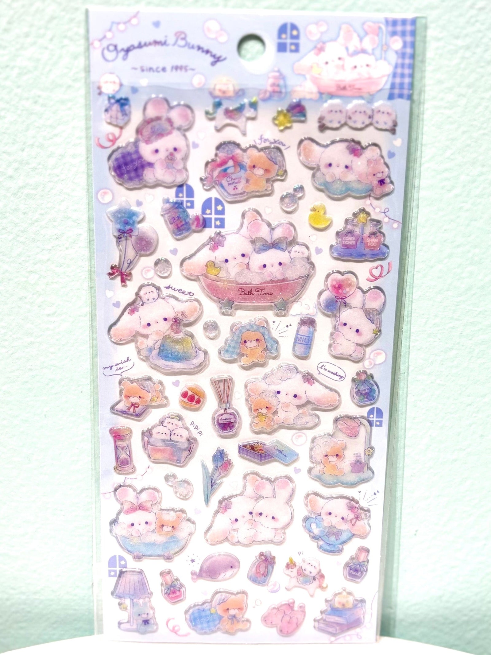Goodnight Bunny Q-Lia Stickers