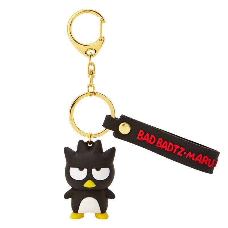 Badtz-Maru Rubber Keychain with Character Mascot