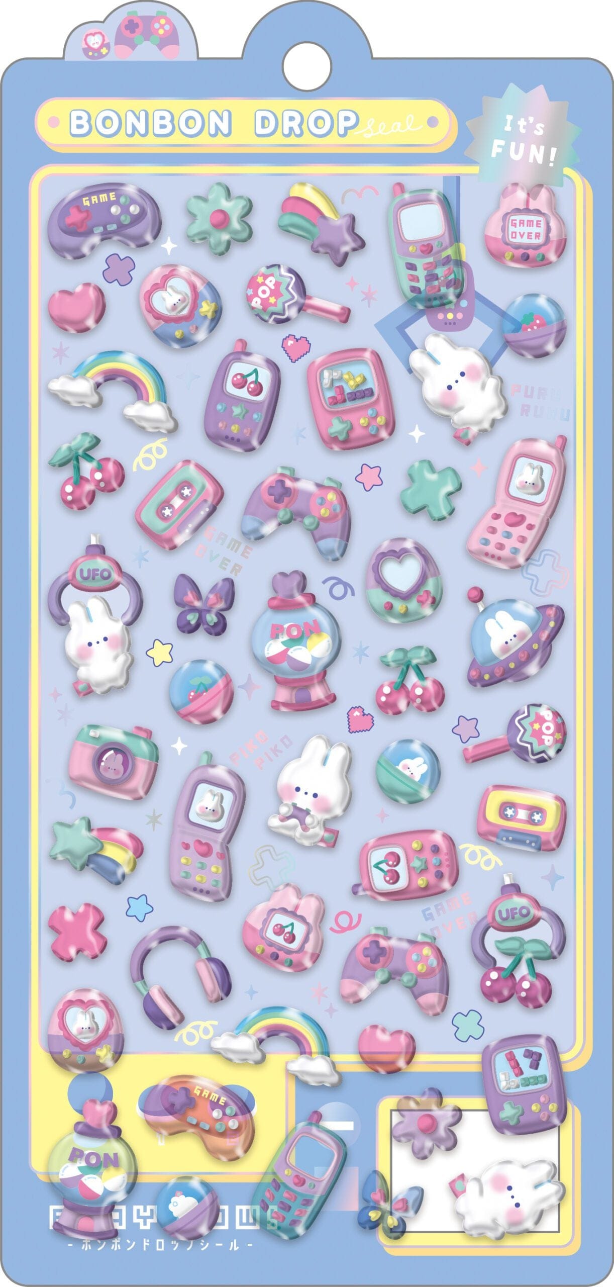Gamer Bonbon Drop Stickers