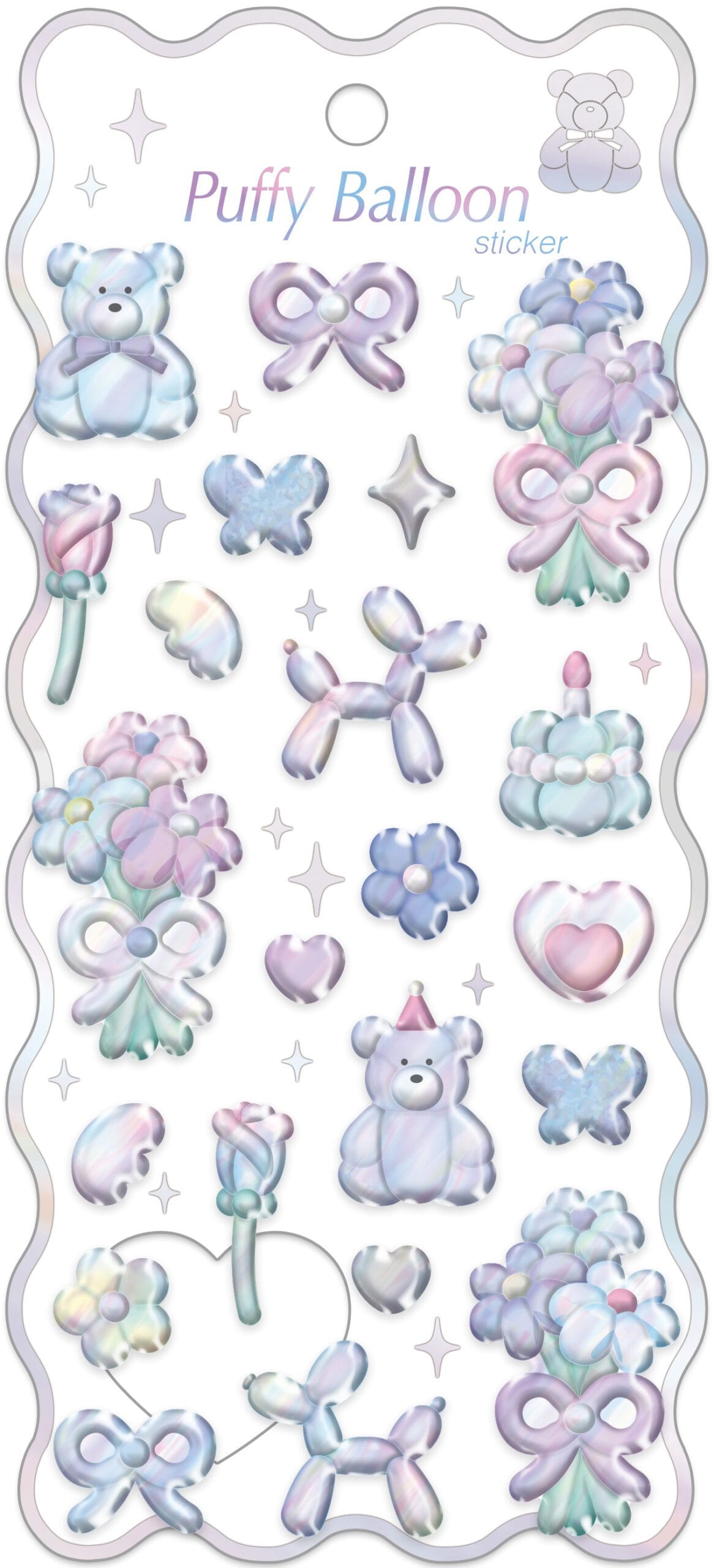 Aurora Balloon Bonbon Drop Stickers