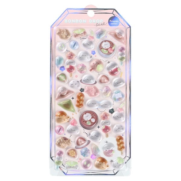 Sweet Snowbirds Frozen Bonbon Drop Stickers