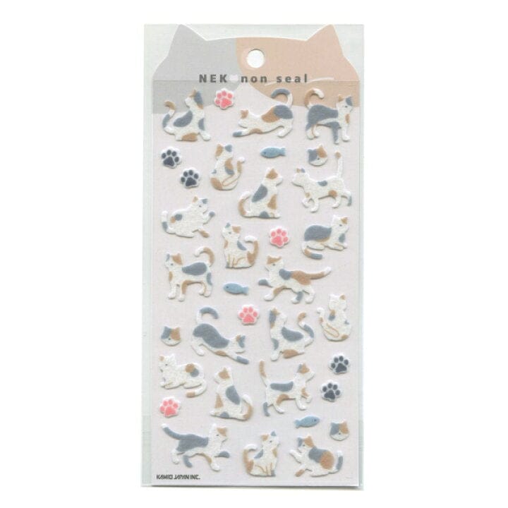 Nekonon Seal Felt Sticker