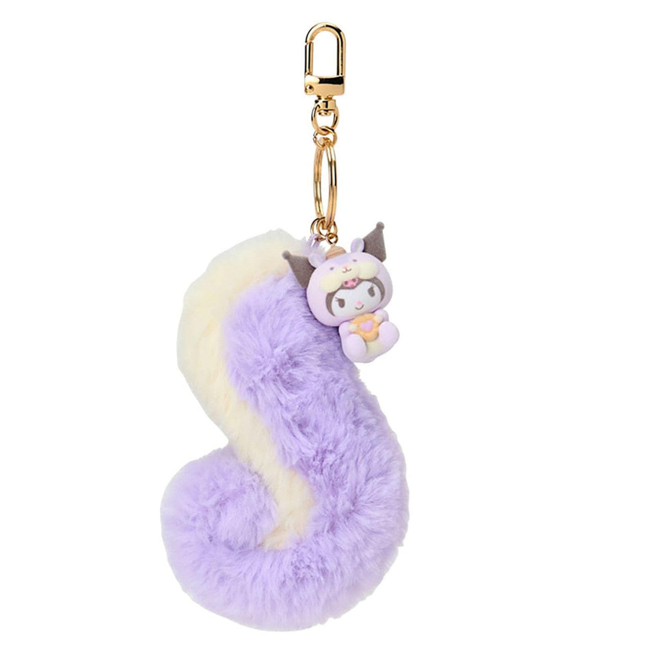 Kuromi Tail Keychain (Fluffy Squirrel Series)