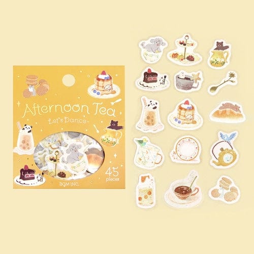 Afternoon Tea Yellow Version BGM Stickers