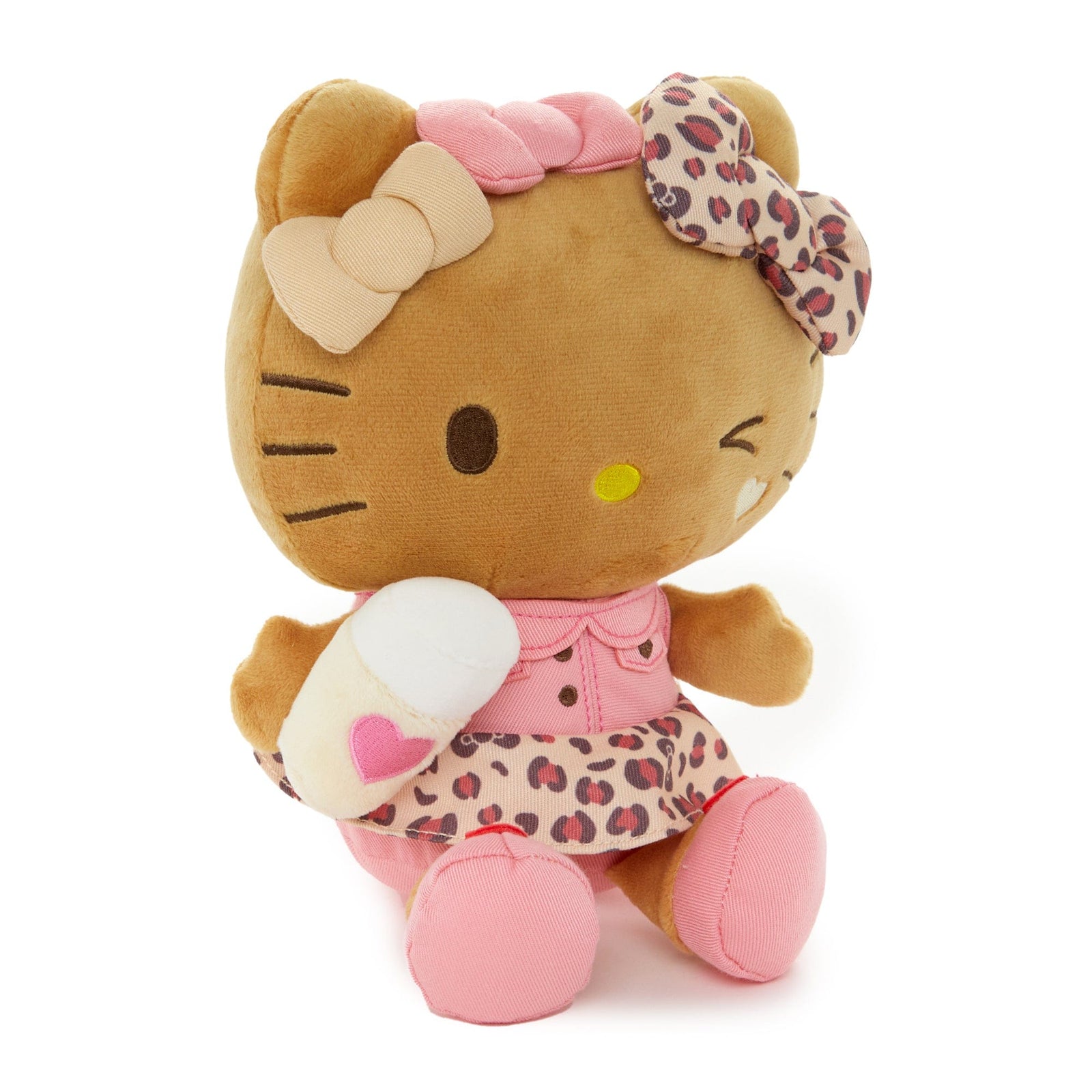 Hello Kitty Suntan Leopard Plush (Trendy Birthday Series)