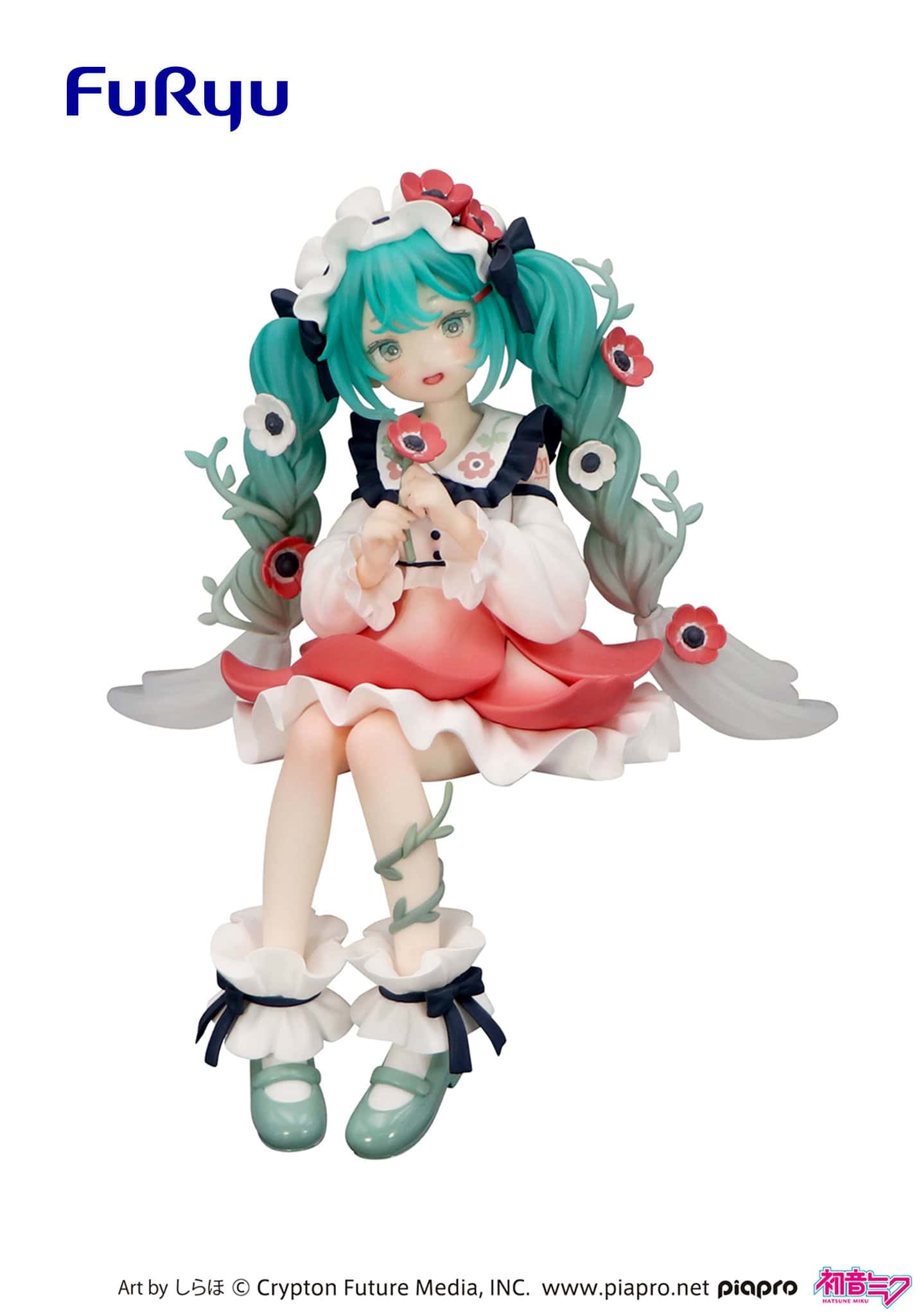 Hatsune Miku Flower Fairy Anemone Noodle Stopper Figure