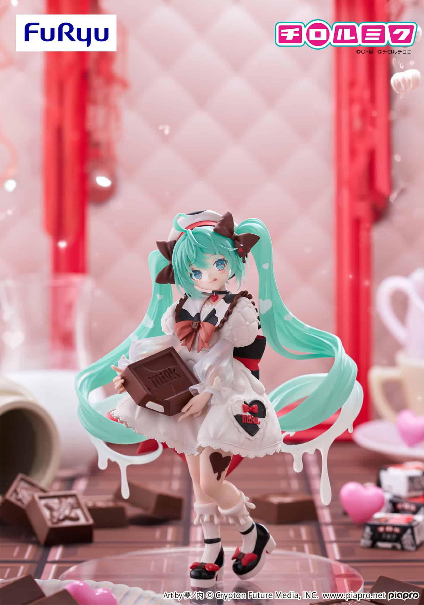 Hatsune Miku Trio-Try-iT Figure ×TIROL CHOCO Milk