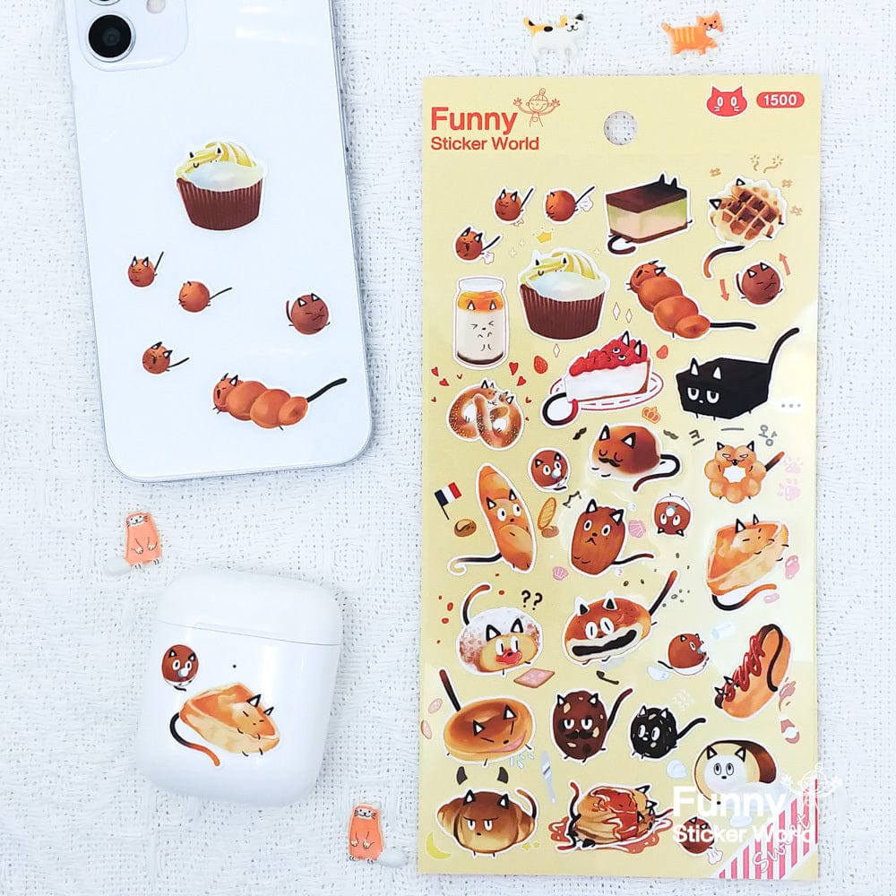 Sweet Meow Desserts Sticker