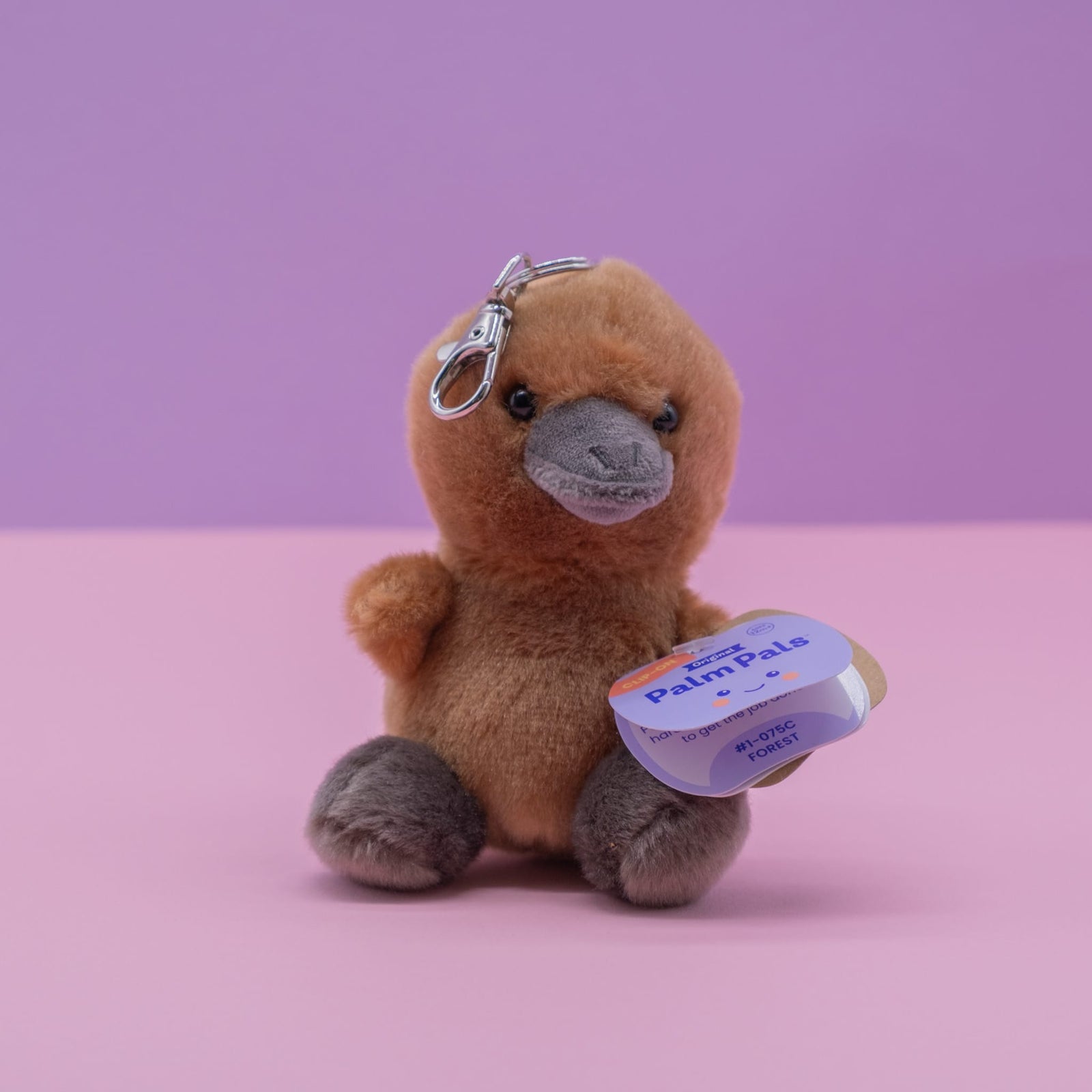 Patty Platypus Palm Pals Clip-On 4" Plush