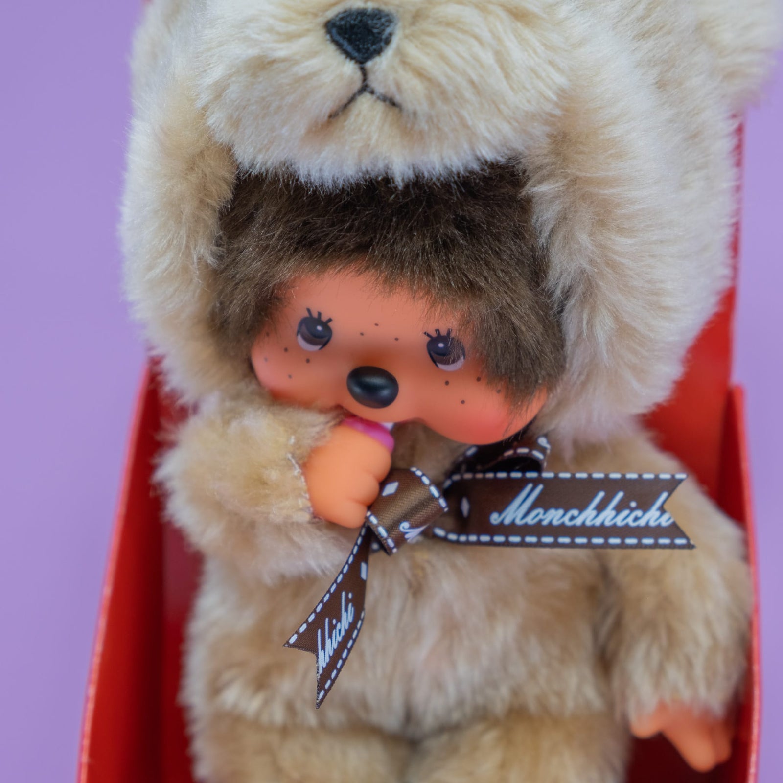 Monchhichi in Teddy Bear Costume
