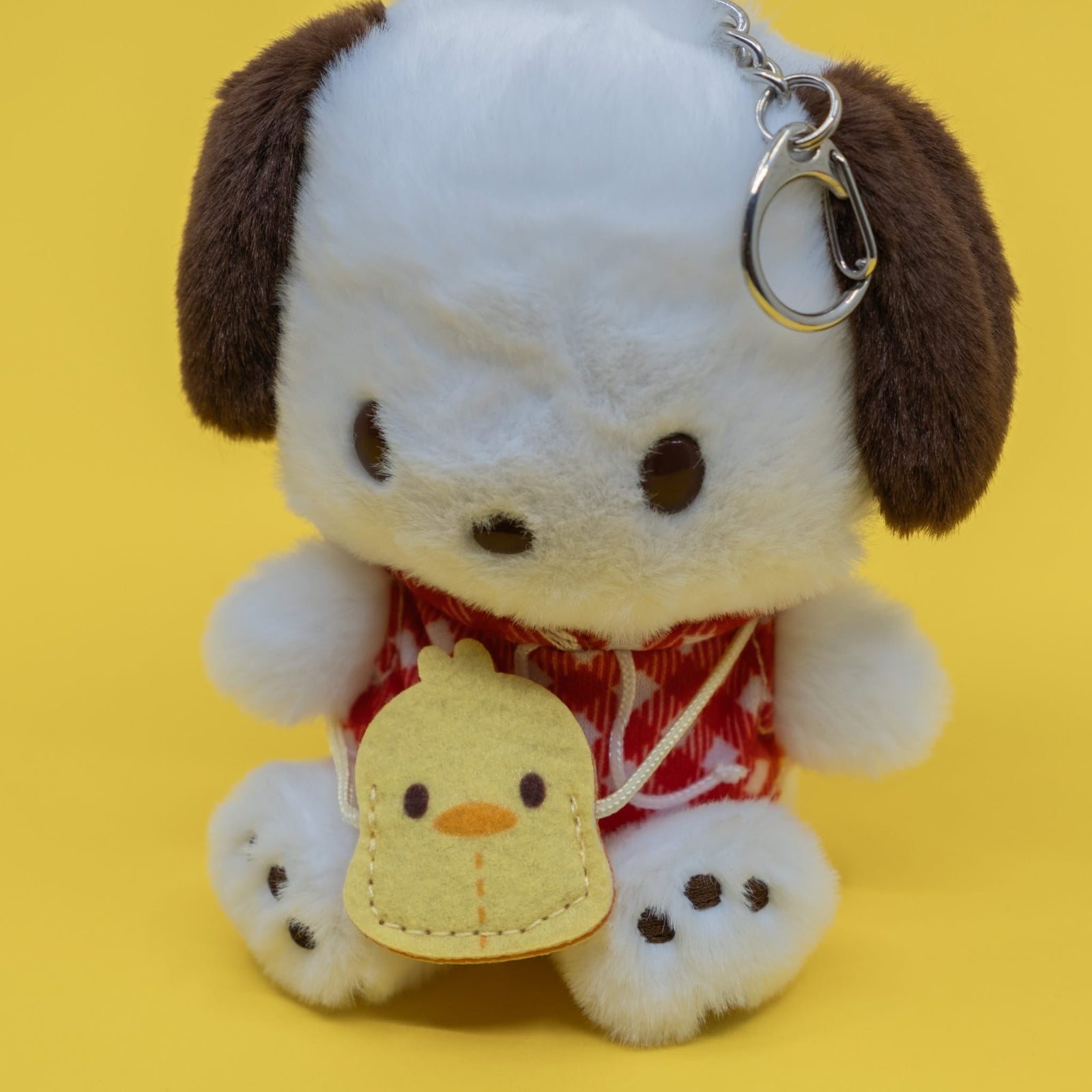Pochacco and Pi-chan Plush Keychain