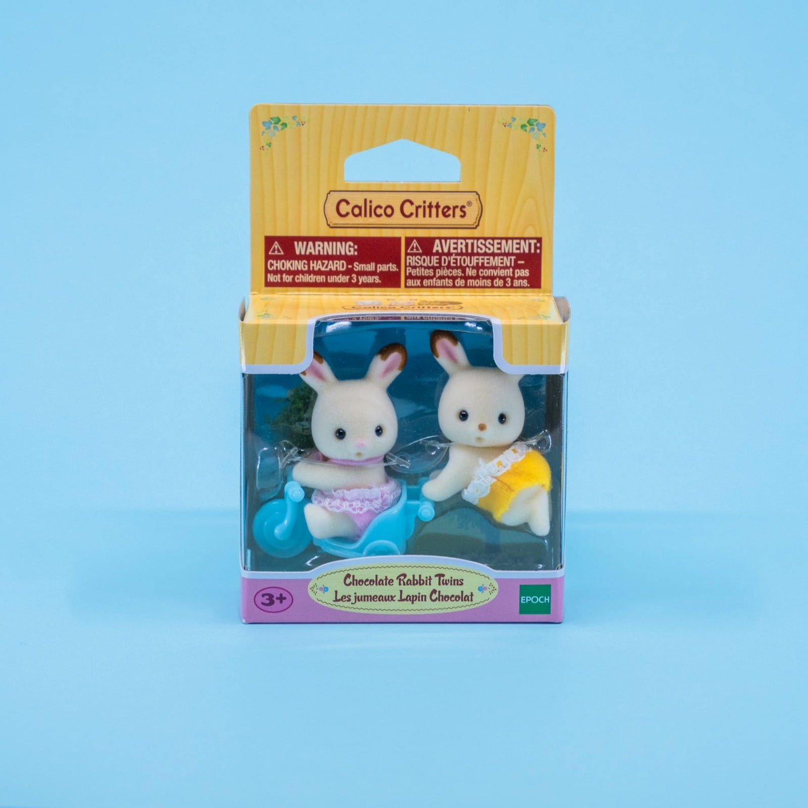 Chocolate Rabbit Twins Calico Critters Figures