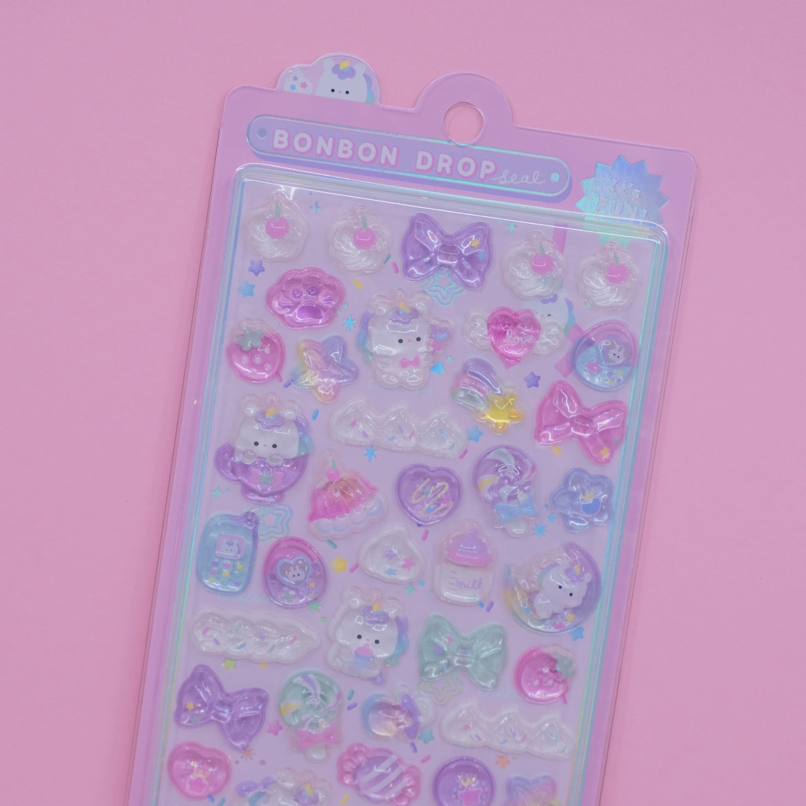 Unicorn Bonbon Drop Stickers