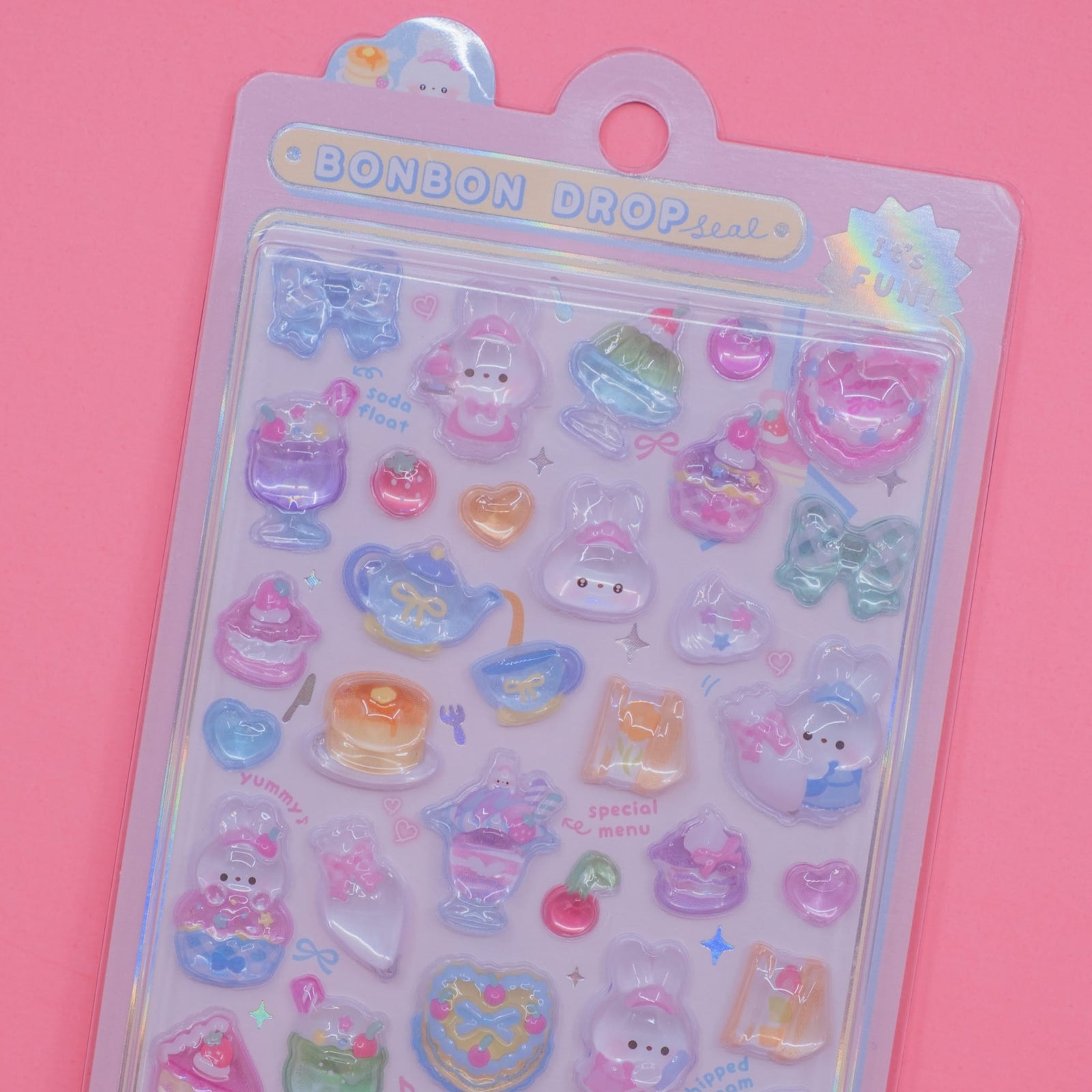 Sweet Bunny Bonbon Drop Stickers