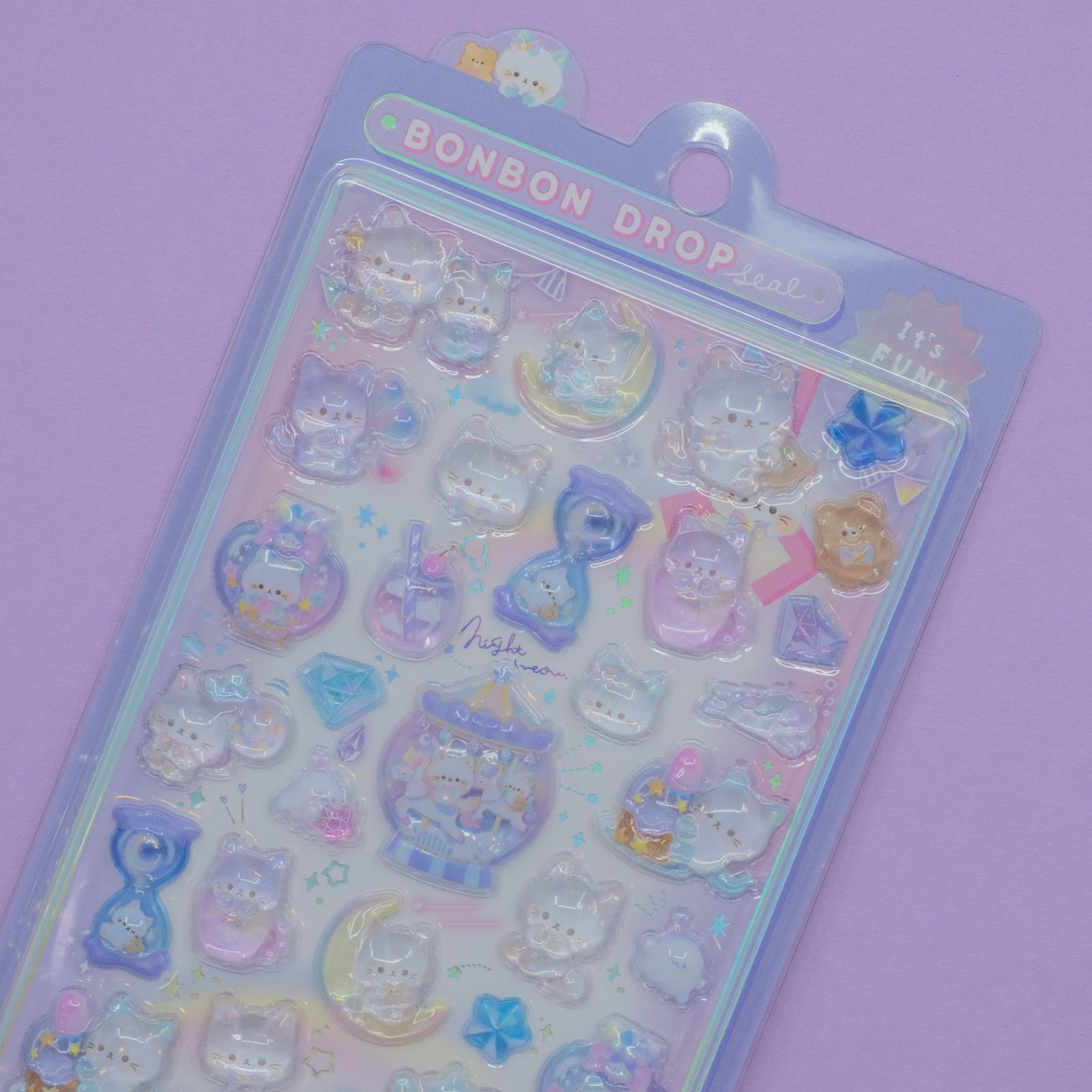 Kitty Bonbon Drop Stickers