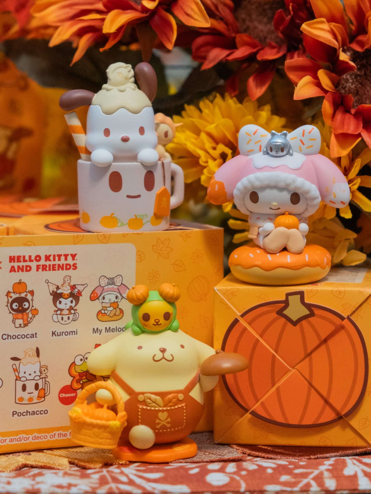 tokidoki x Hello Kitty and Friends Pumpkin Spice Mini Figure Blind Box