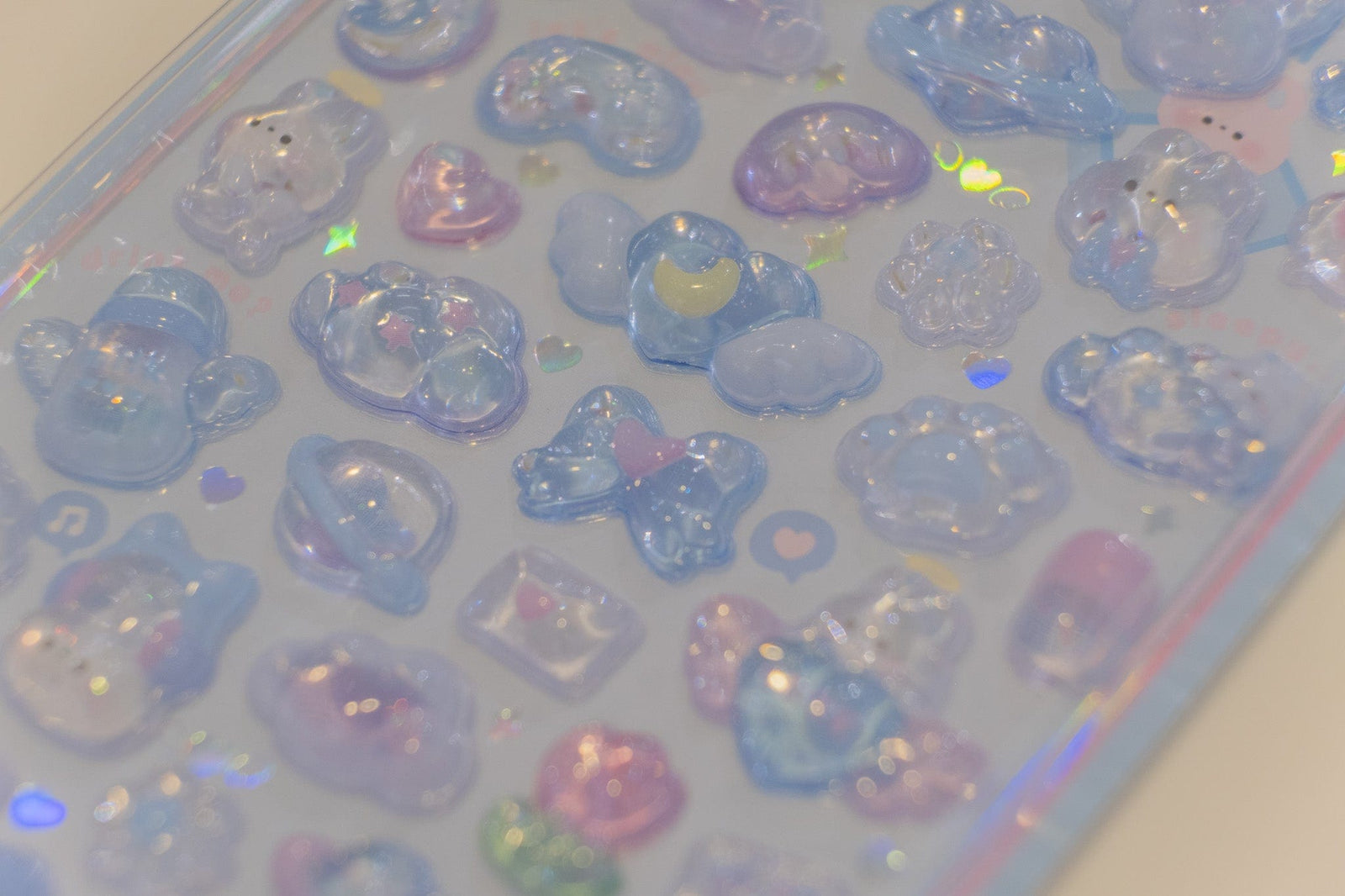 Light Blue Bonbon Drop Q-Lia Stickers