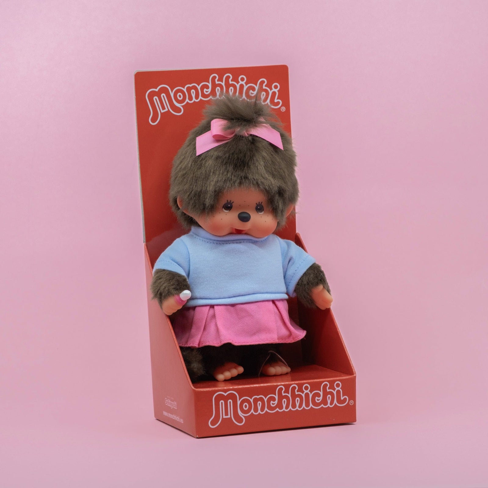Monchhichi Skirt Girl 8" Plush