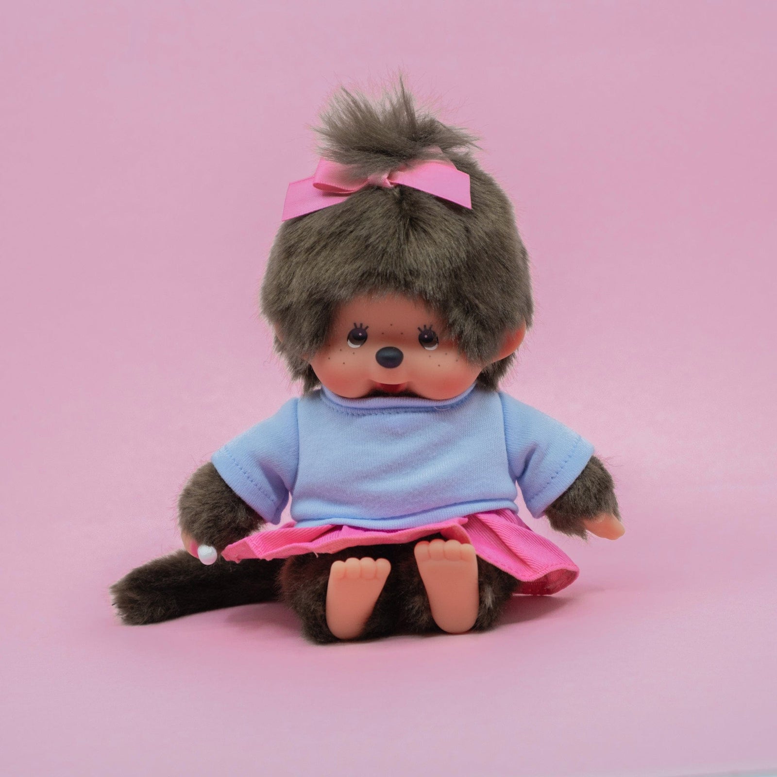 Monchhichi Skirt Girl 8" Plush