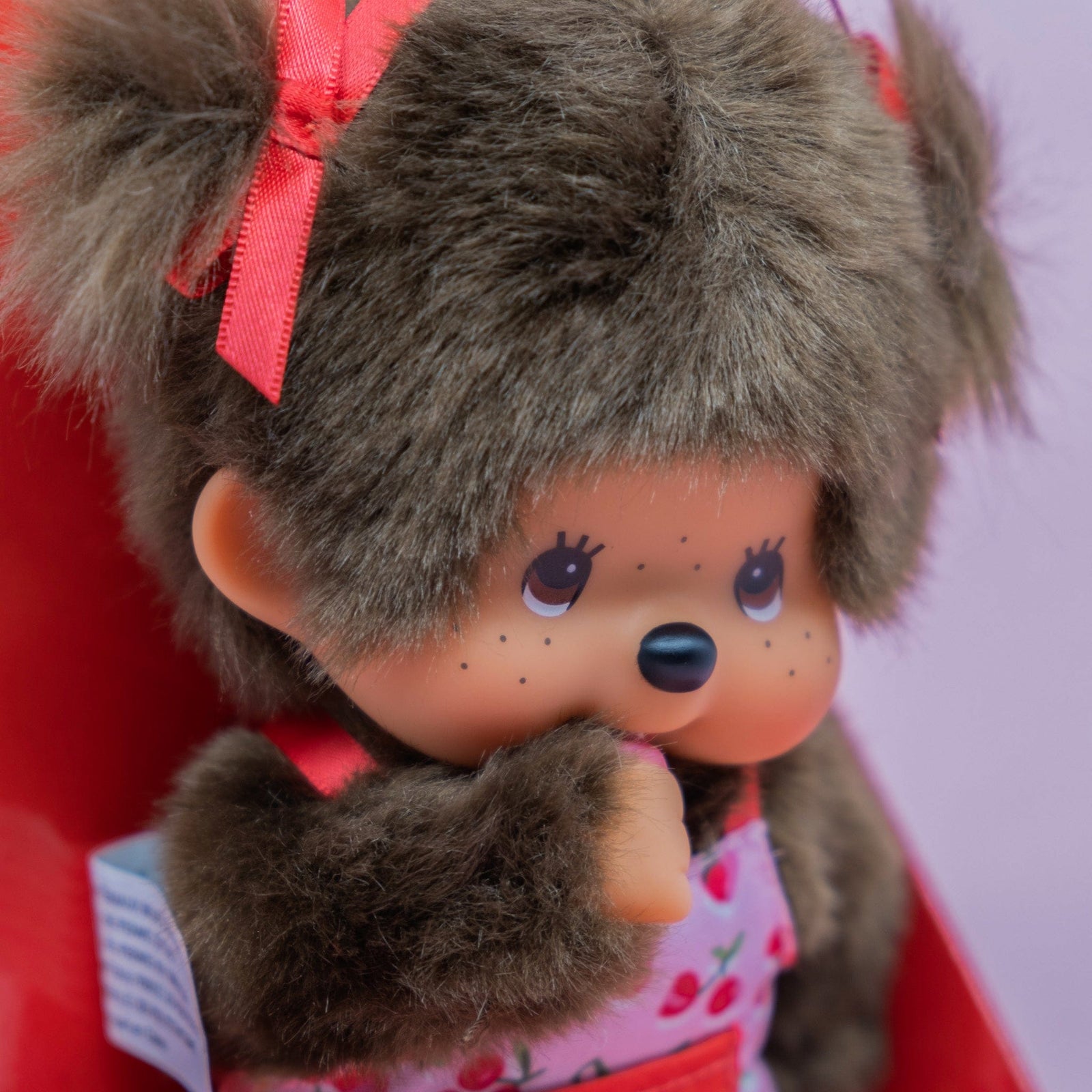 Monchhichi Flower Apron Girl 8" Plush