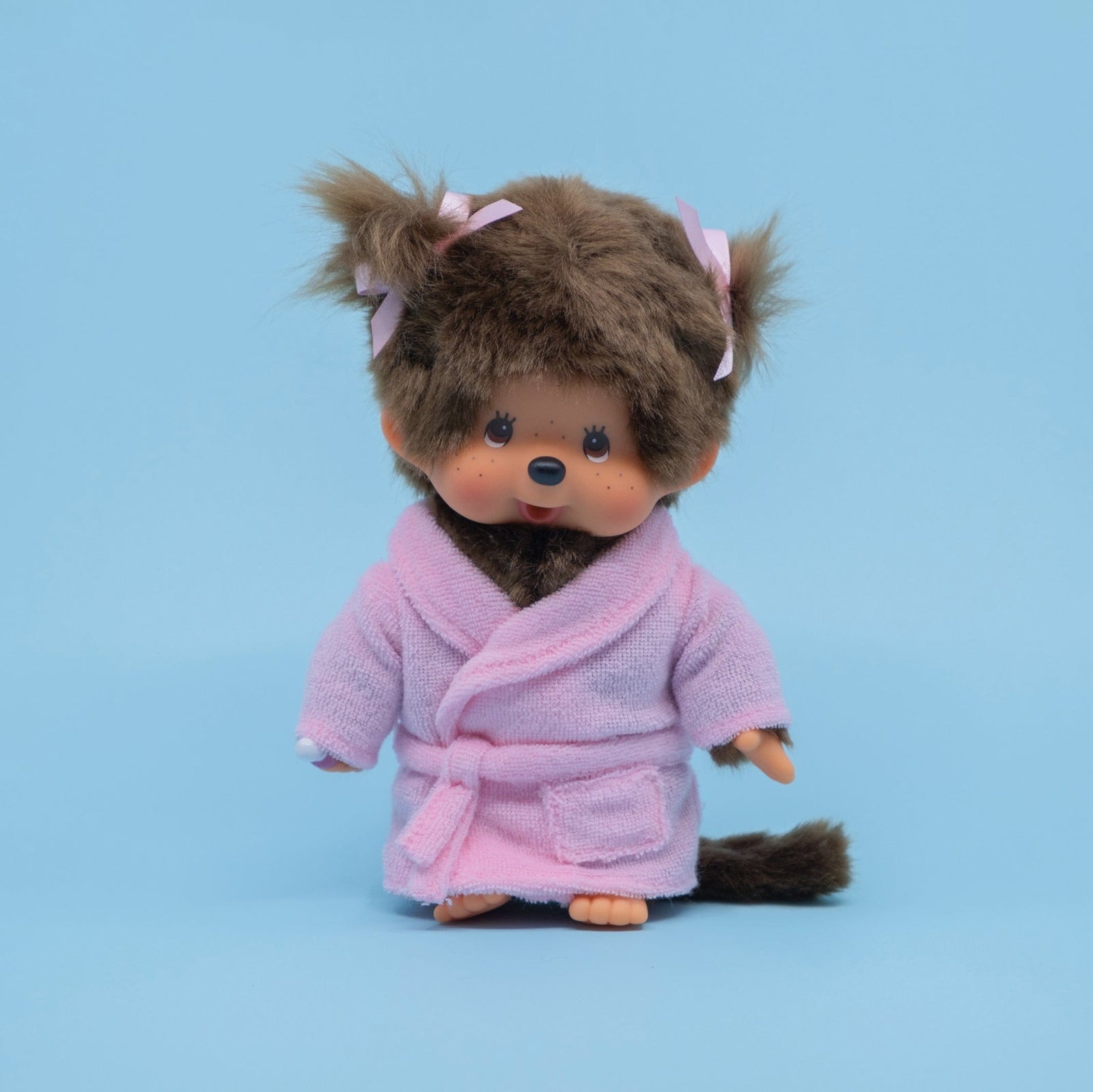 Monchhichi Bathrobe Girl 8" Plush