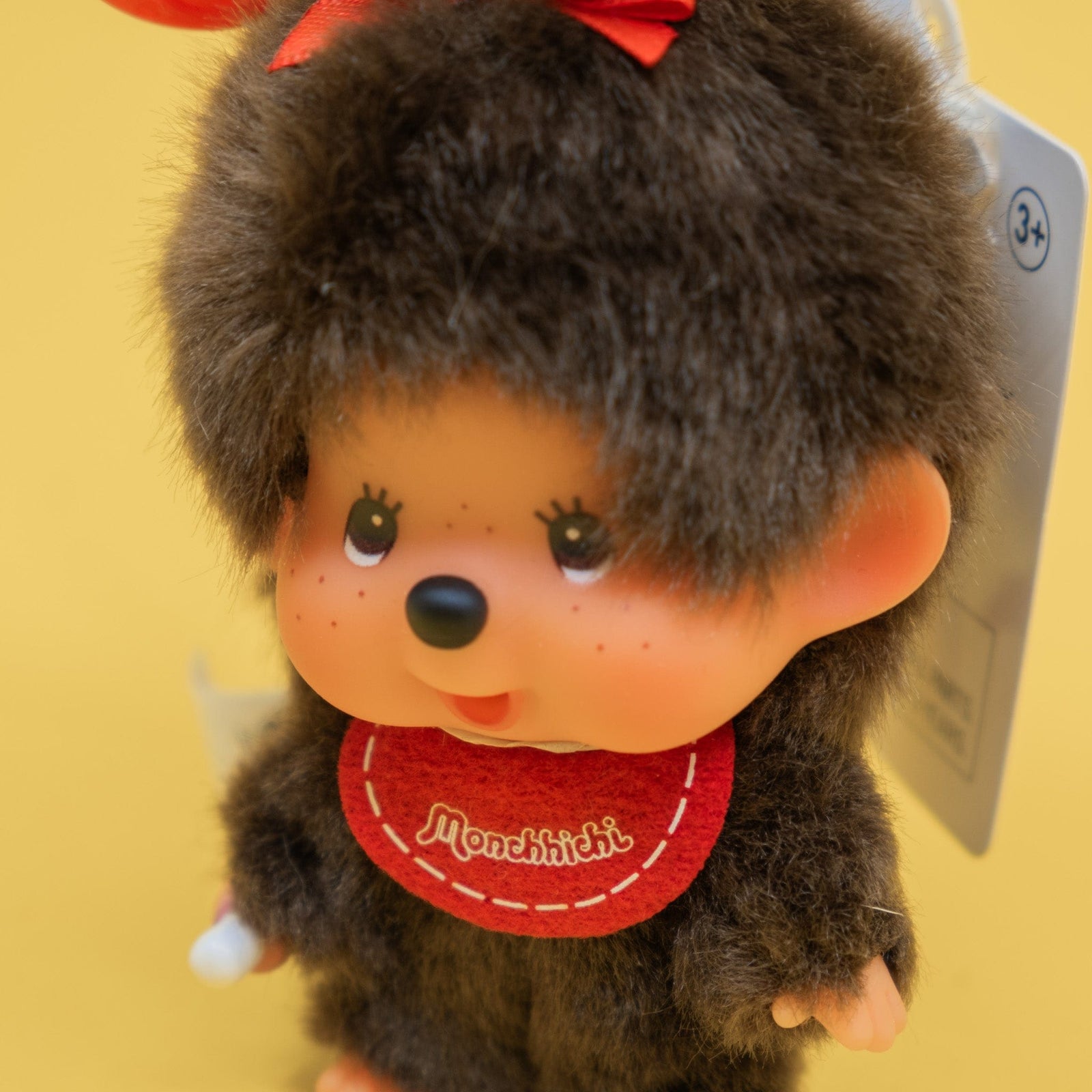 Monchhichi Girl Plush Keychain