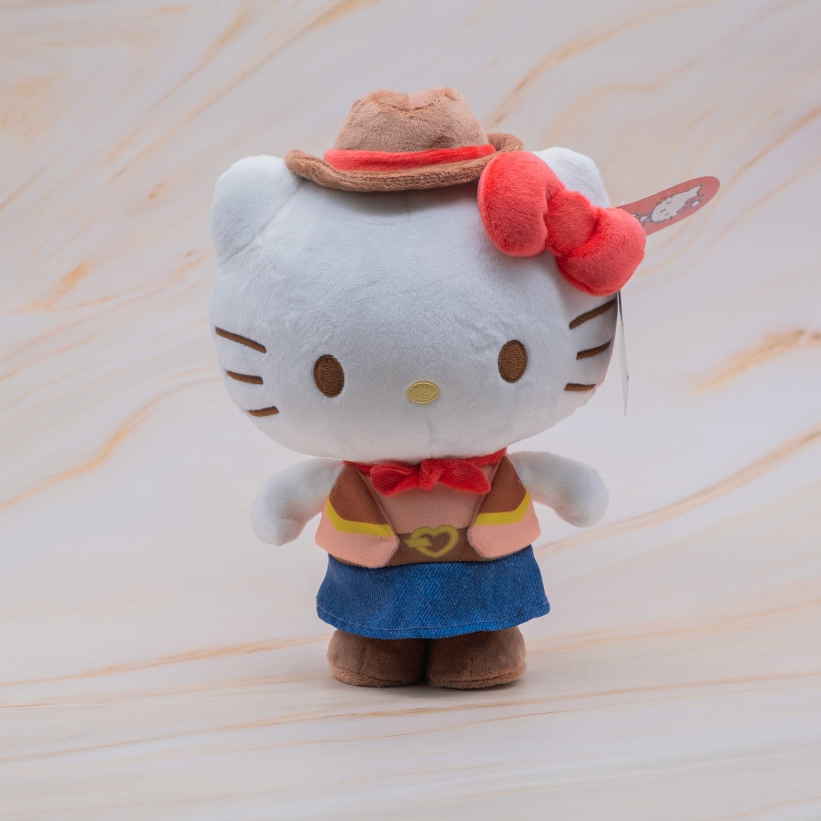 Hello Kitty Cowboy Plush 9.5"