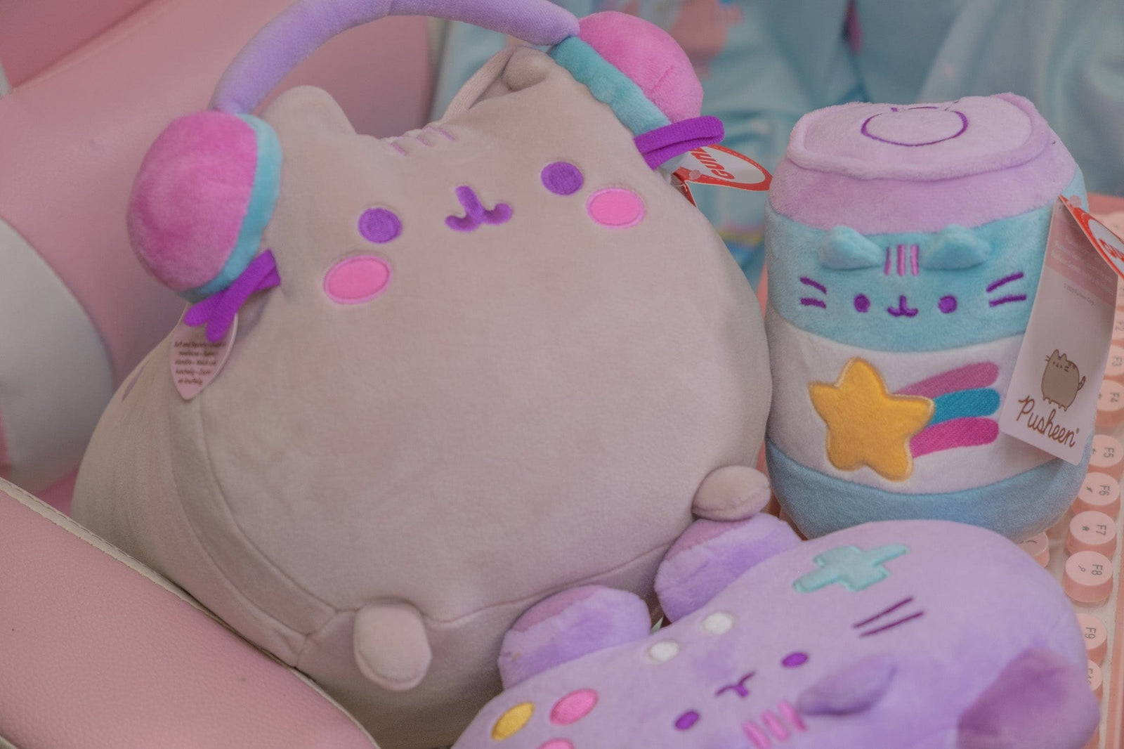 Pusheen Gamer Pop Sip 6" Plush
