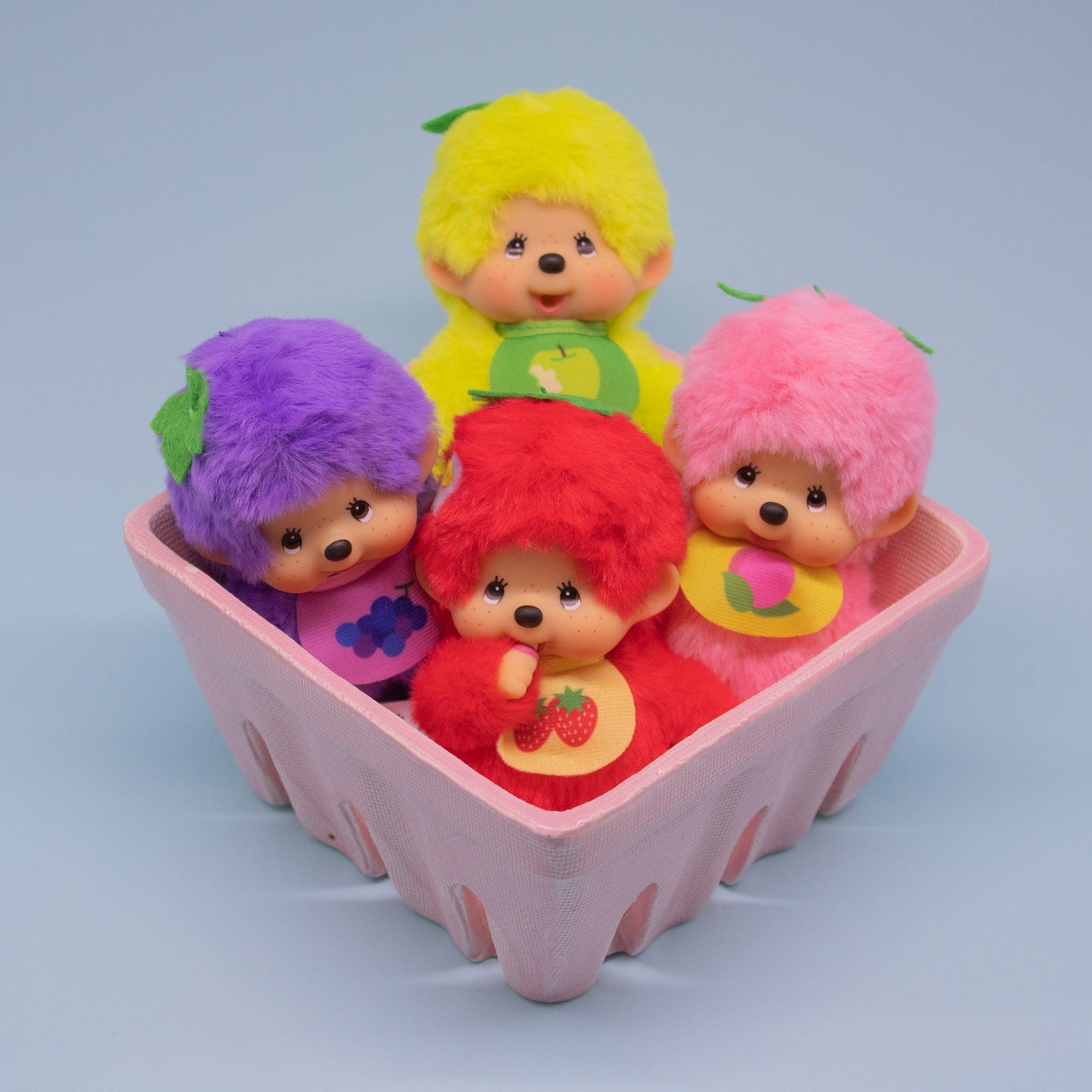 Peach Pink Monchhichi 5.5" Plush