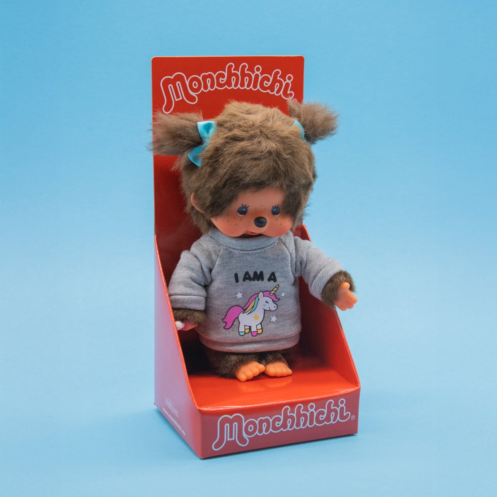 Unicorn Sweater Girl Monchhichi 8" Plush