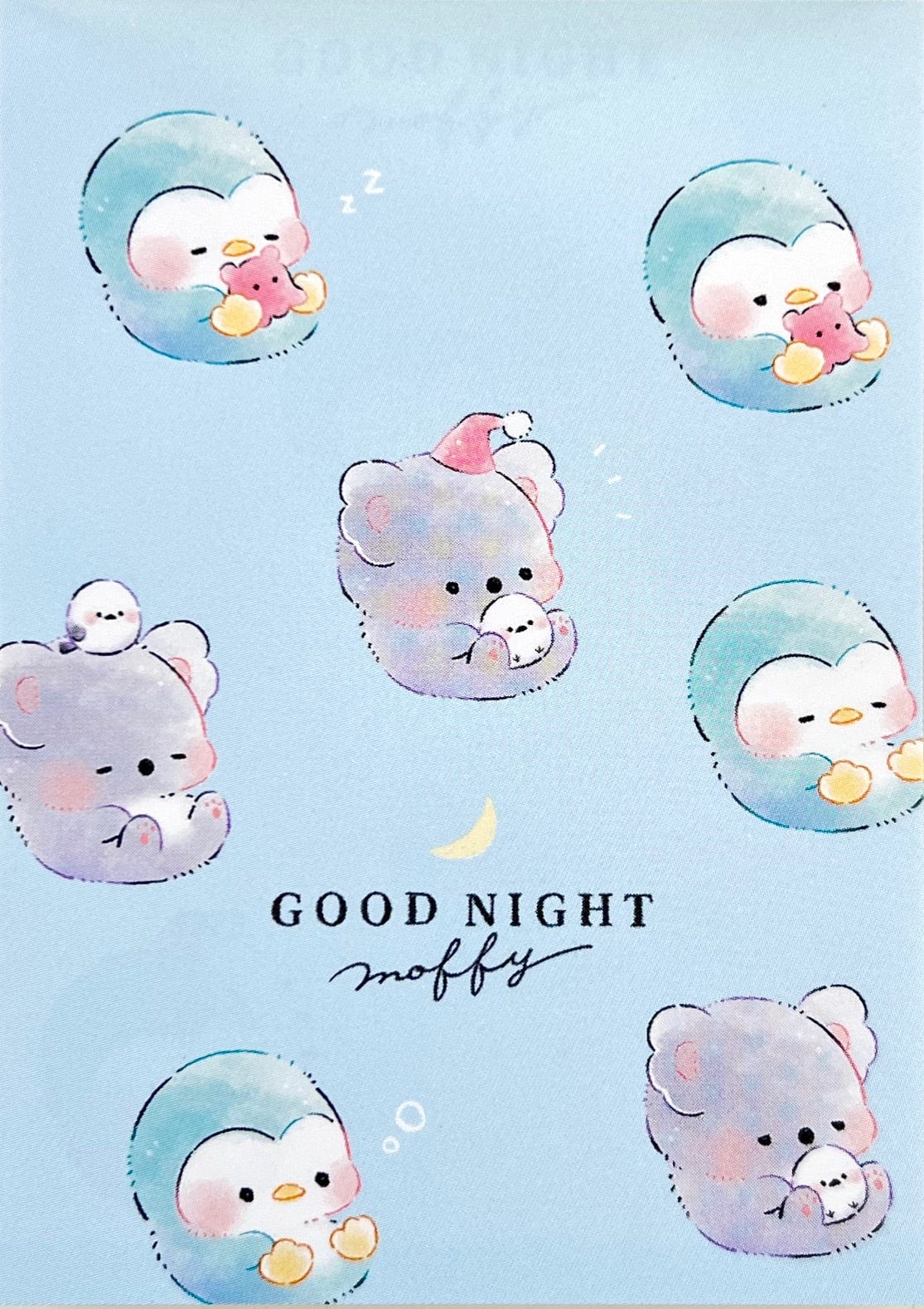 Kamio Koala Penguin Good Night Mini Notepad