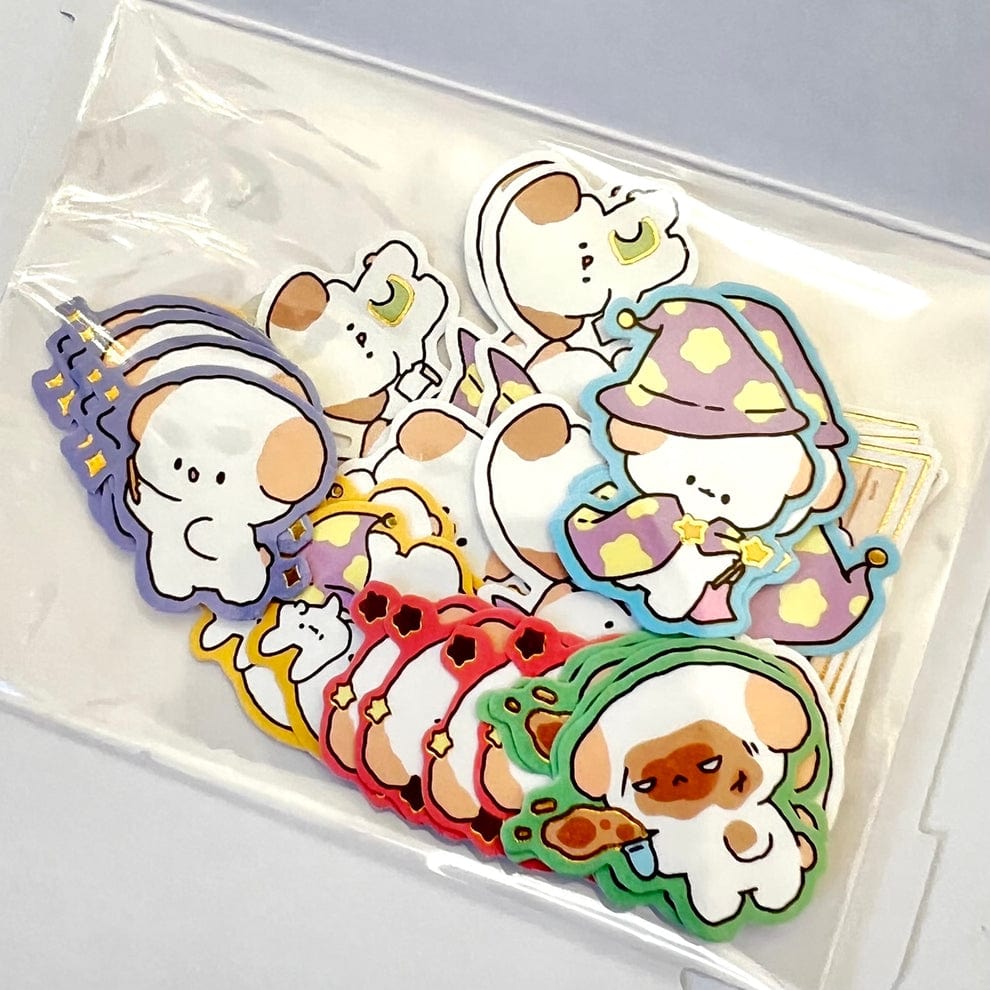 Kawaii Puppy Sticker Flakes