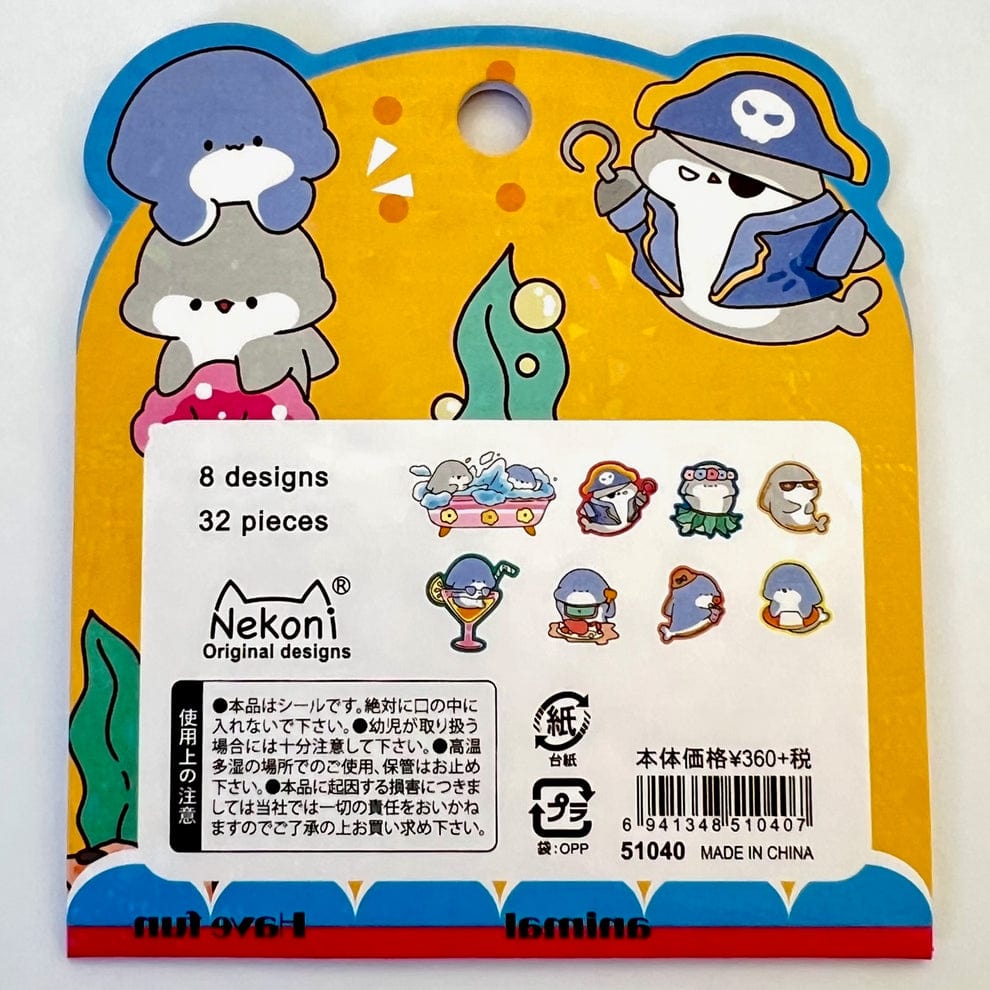 Kawaii Dolphin Sticker Flakes