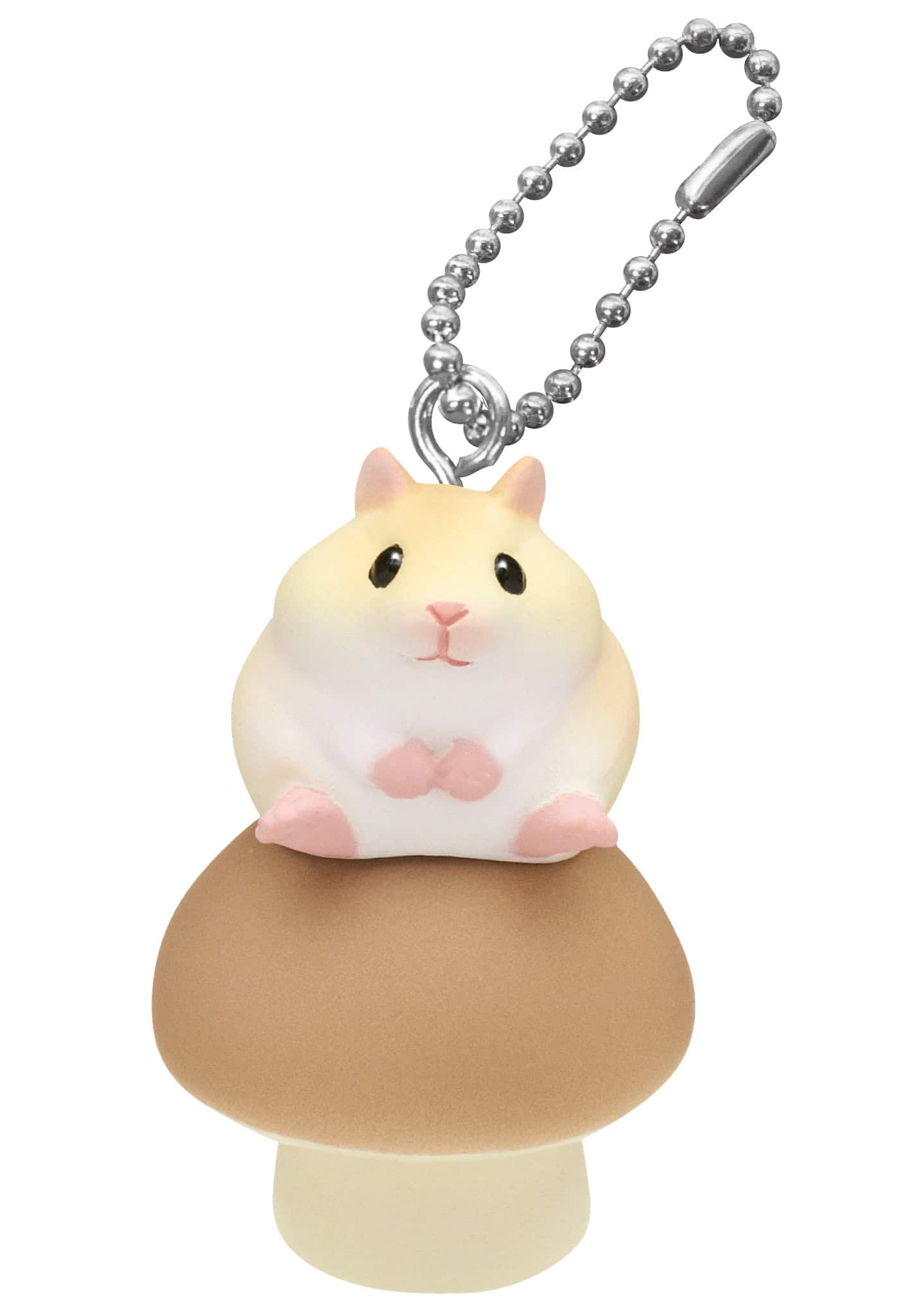 Hamster On Mushroom Keychain Blind Box