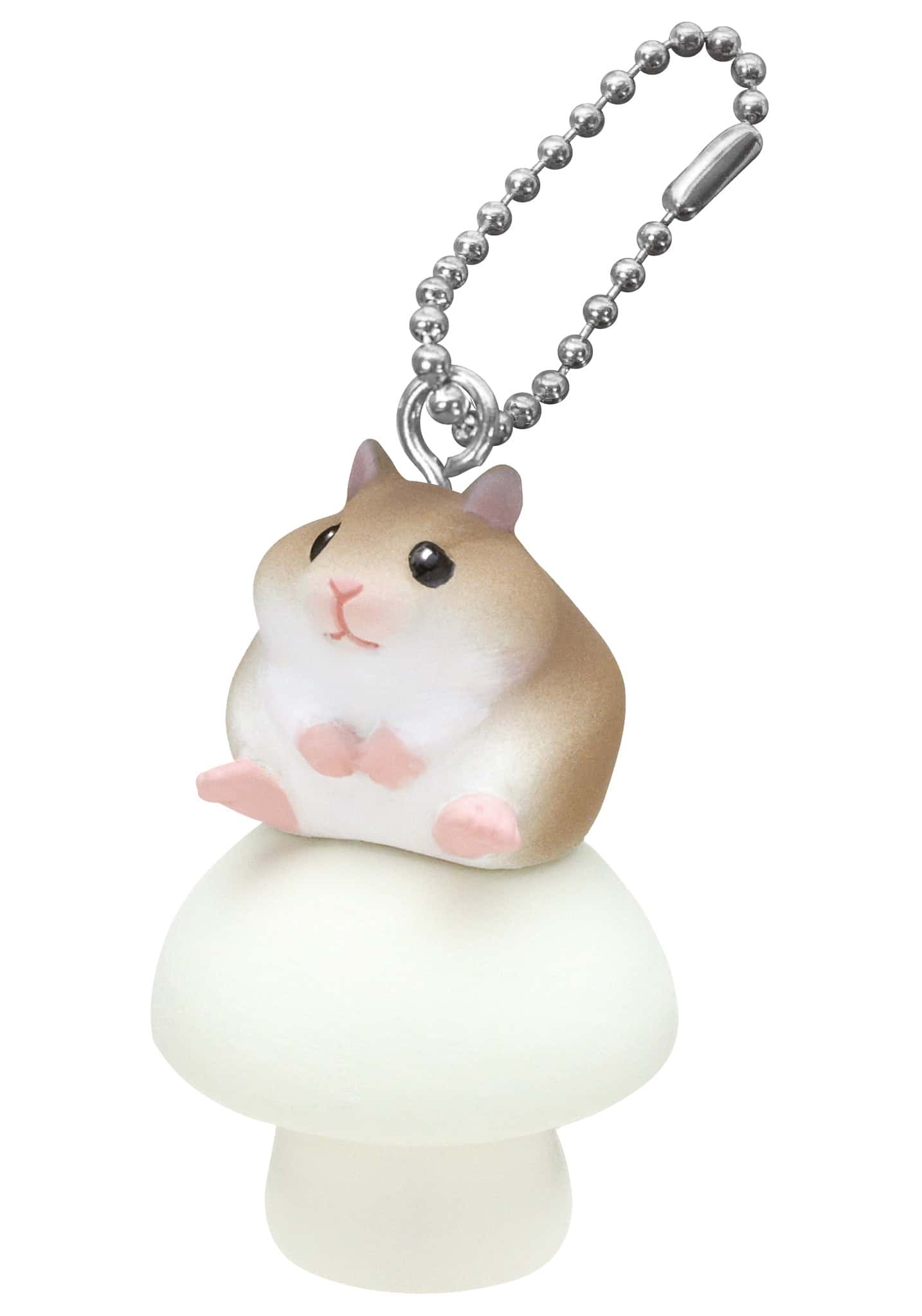 Hamster On Mushroom Keychain Blind Box