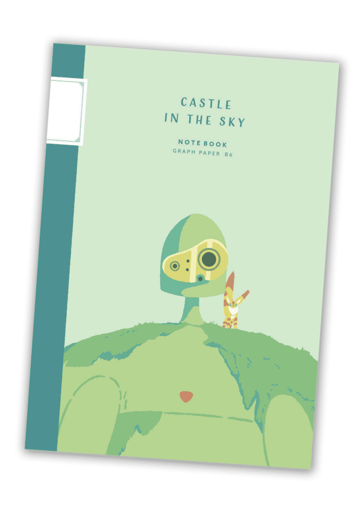Castle in the Sky B6 Grid Notebook