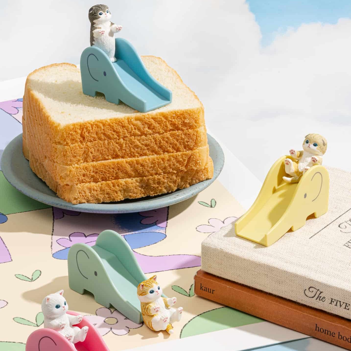 Caja ciega Mofusand Gatos en el tobogán