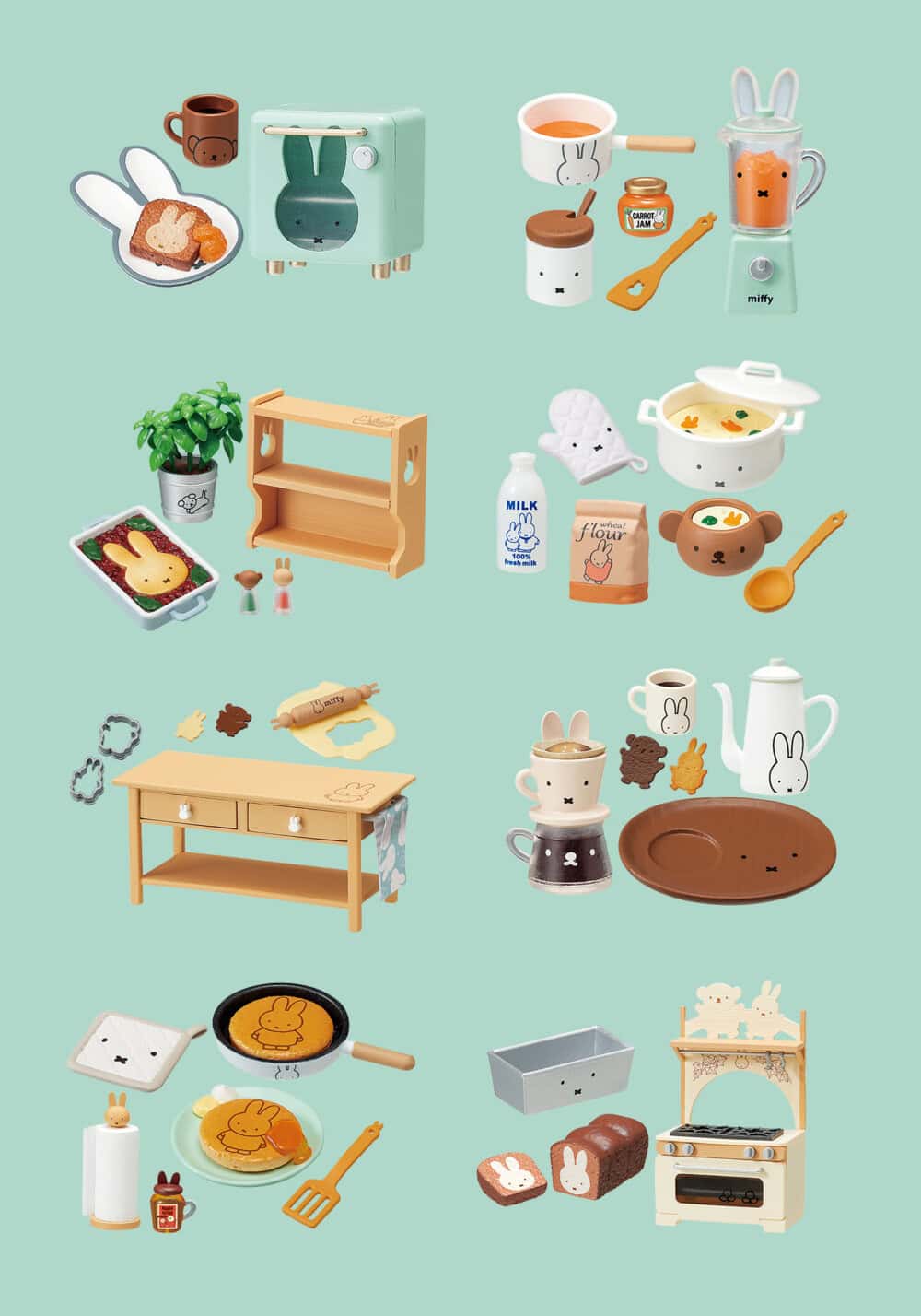 Miffy Natural Kitchen Re-ment Blind Box