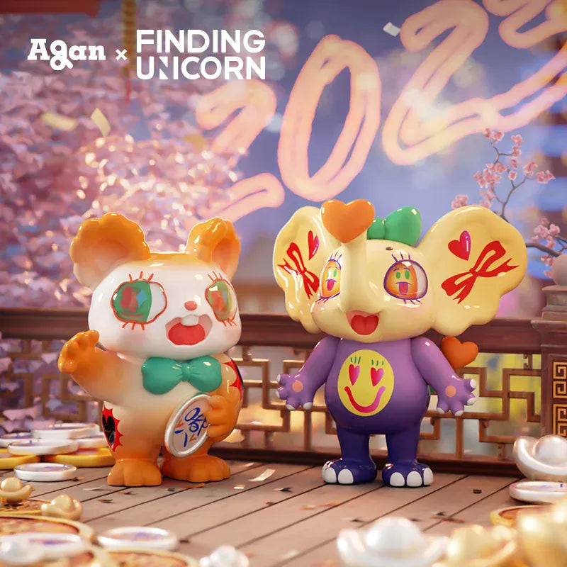 Agan Yeaohua Rabty Year Mini Figure Blind Box