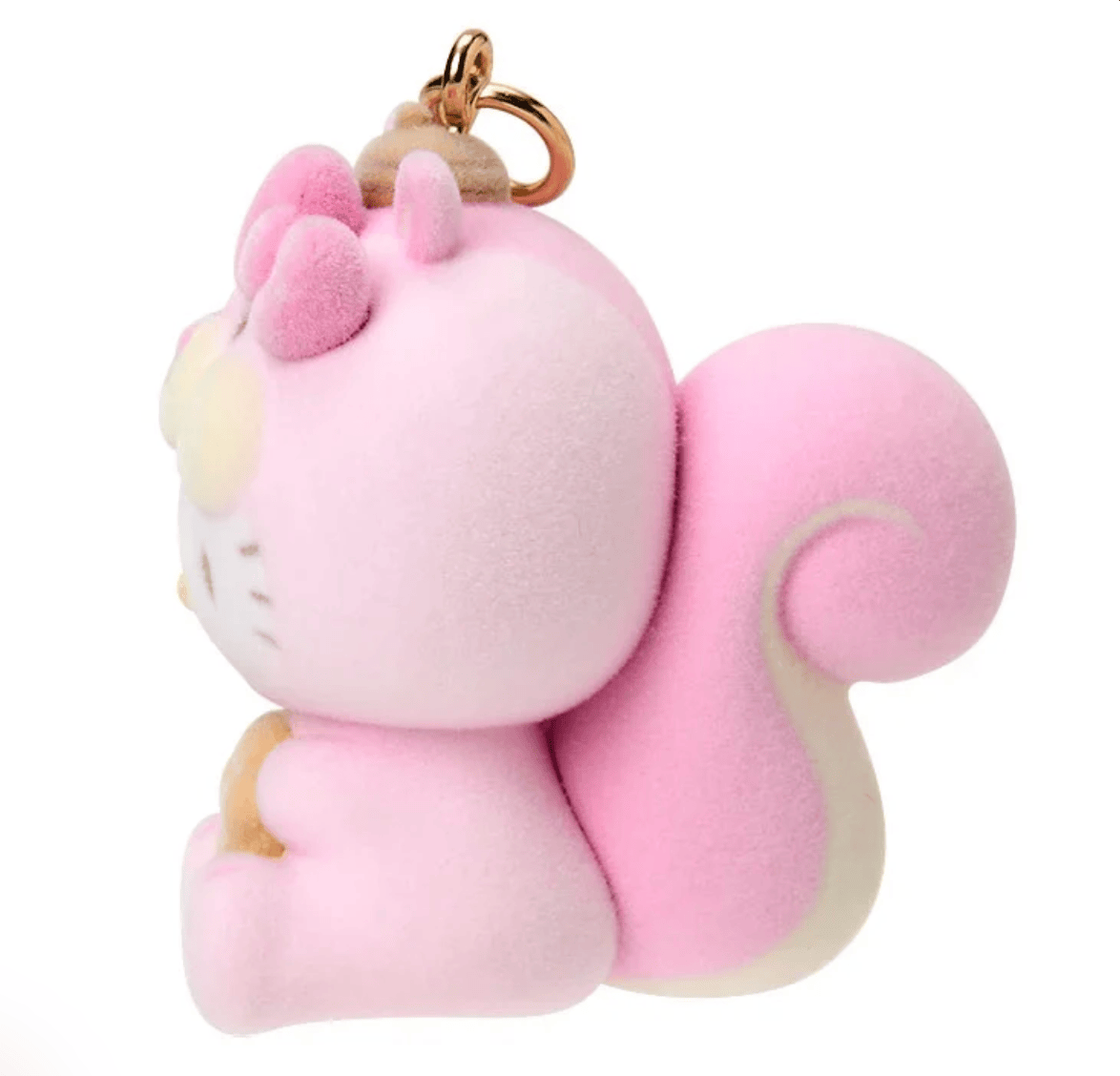 Hello Kitty Tail Keychain (Fluffy Squirrel Series)