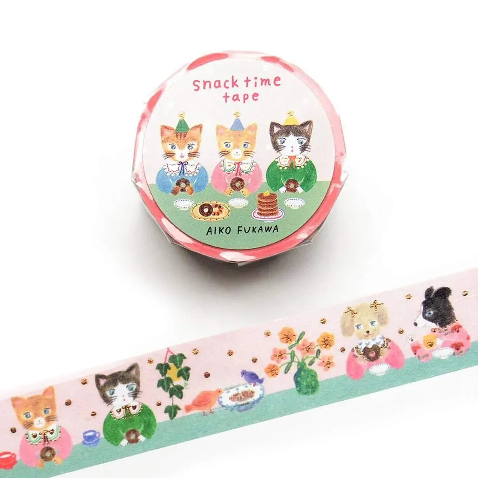 Foiled Snack Time Washi Tape